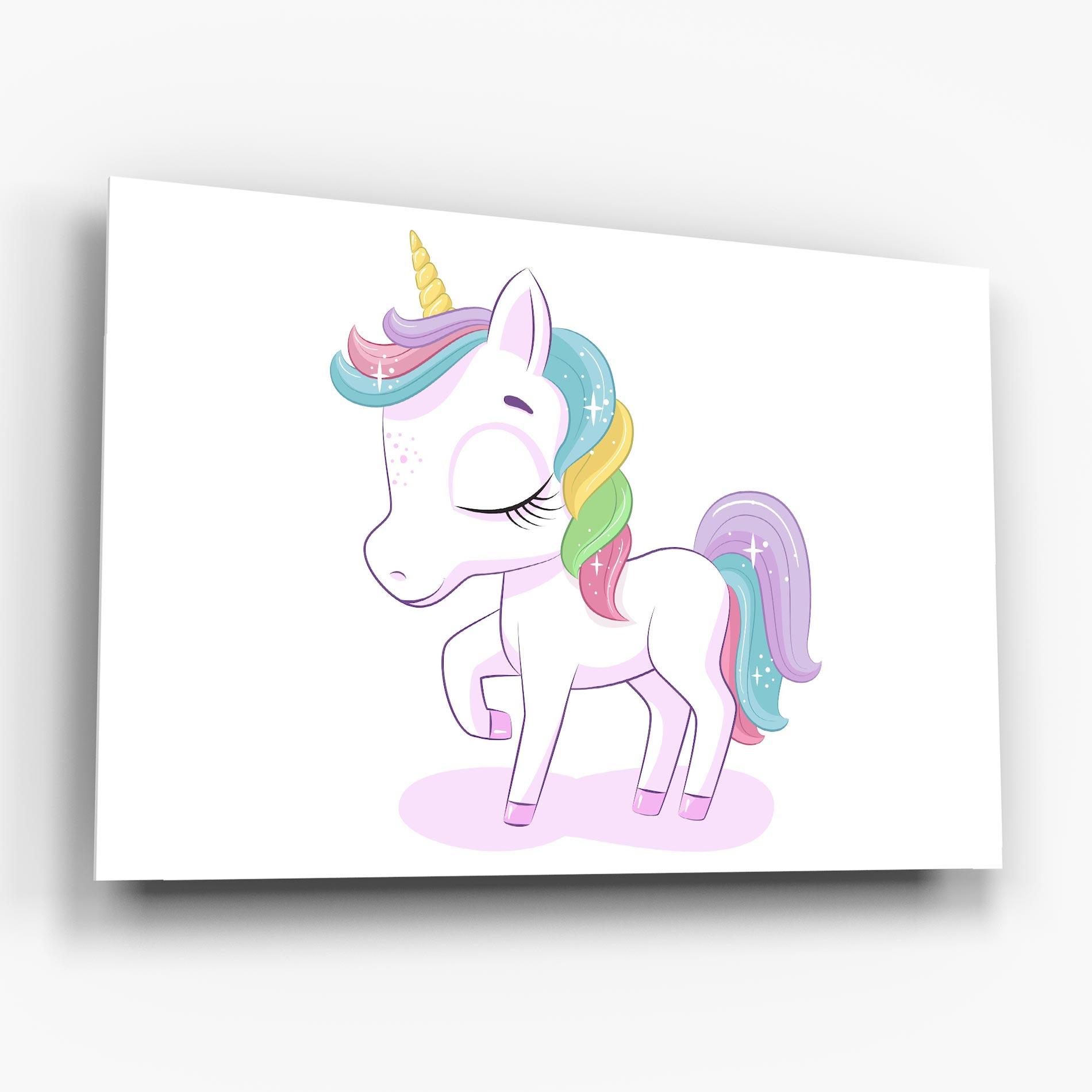 Üvegkép Unicorn mockup 6