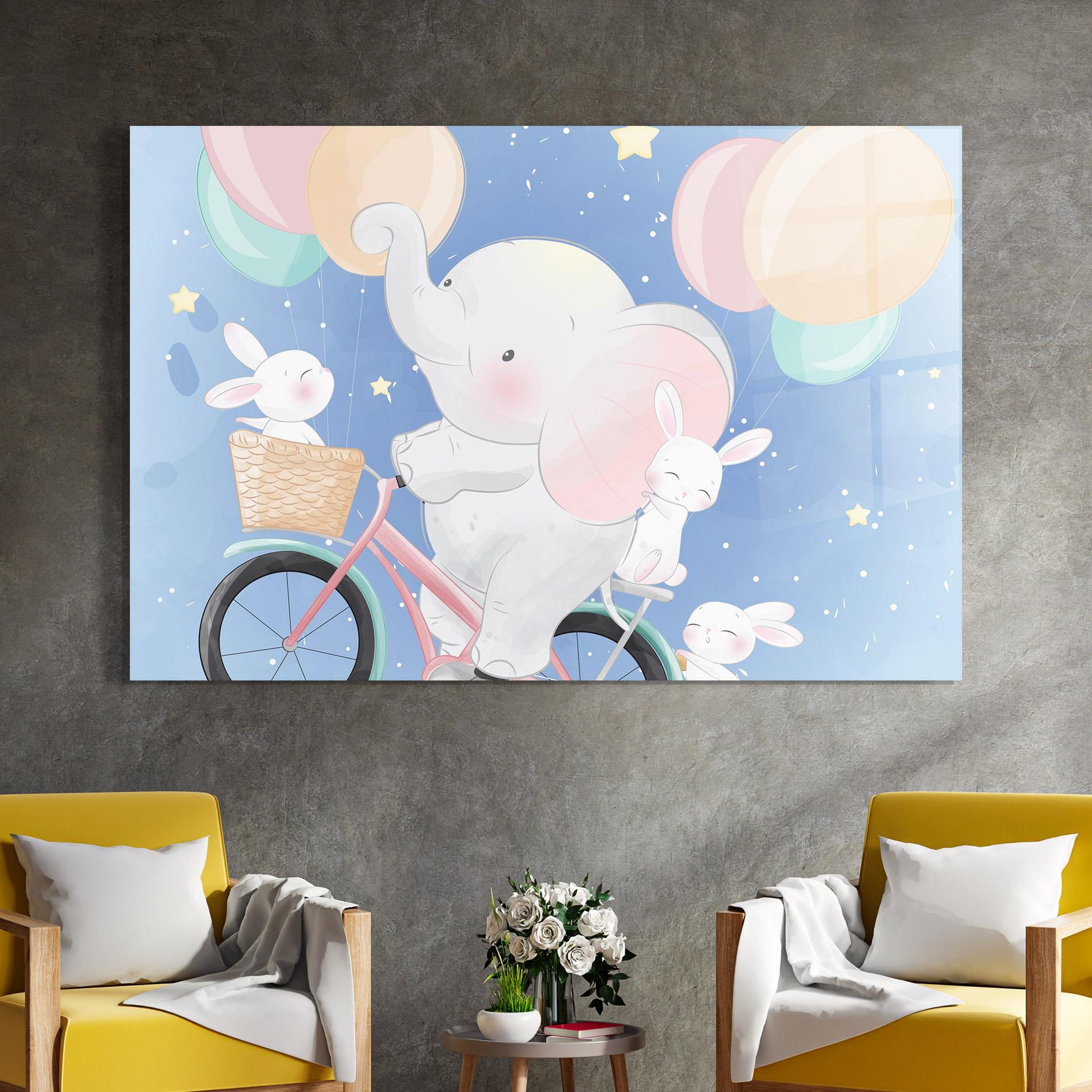 Üvegkép Bike Elephant mockup 4