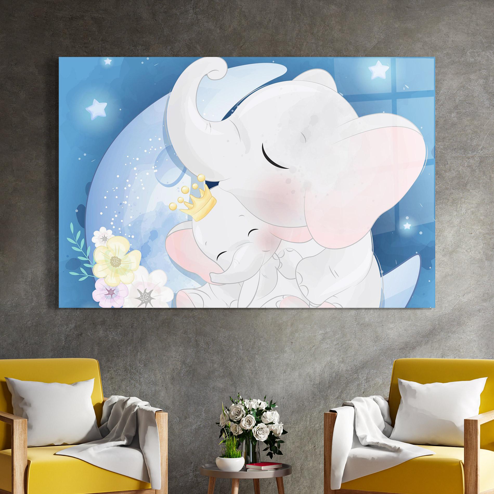 Üvegkép Elephant King mockup 4