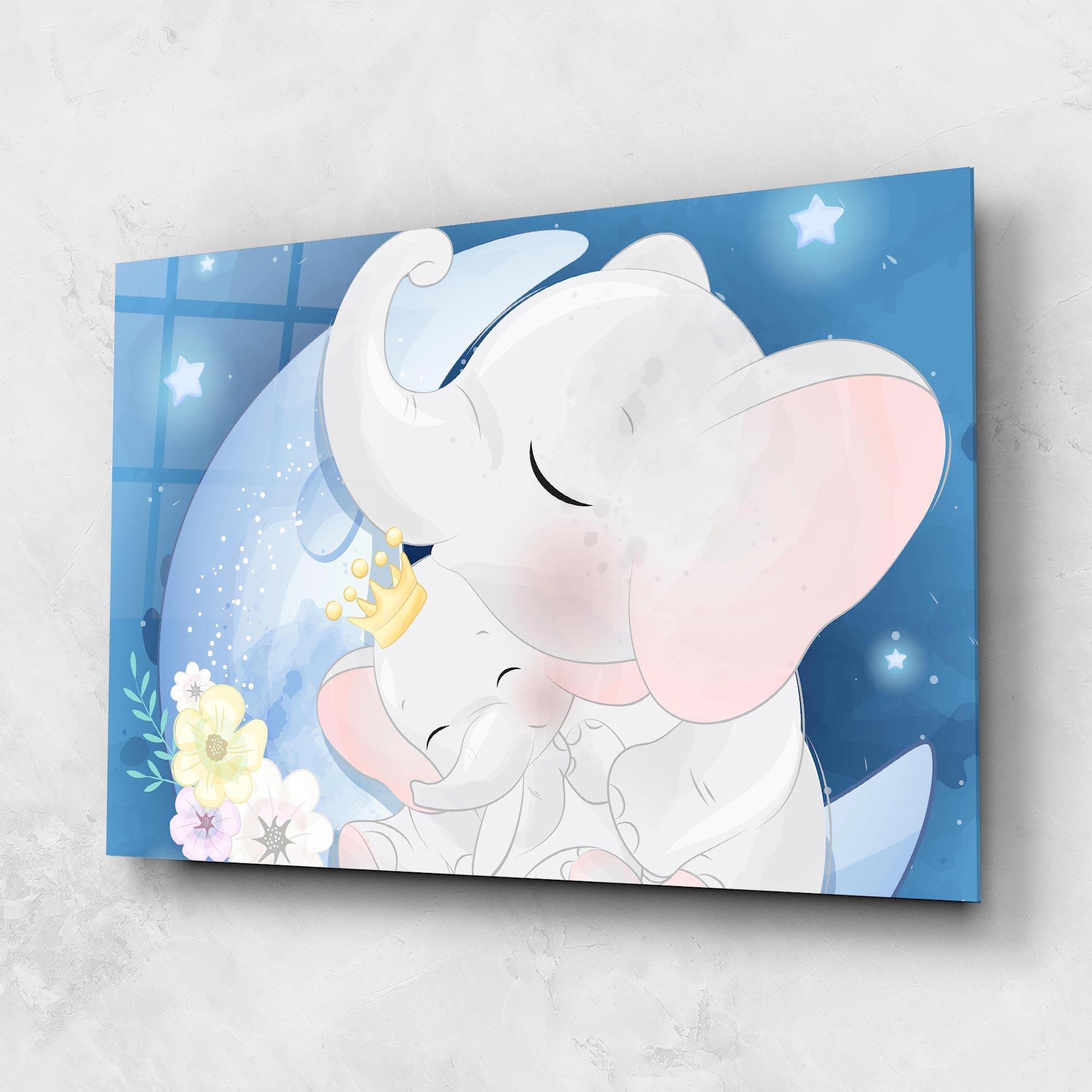 Üvegkép Elephant King mockup 1