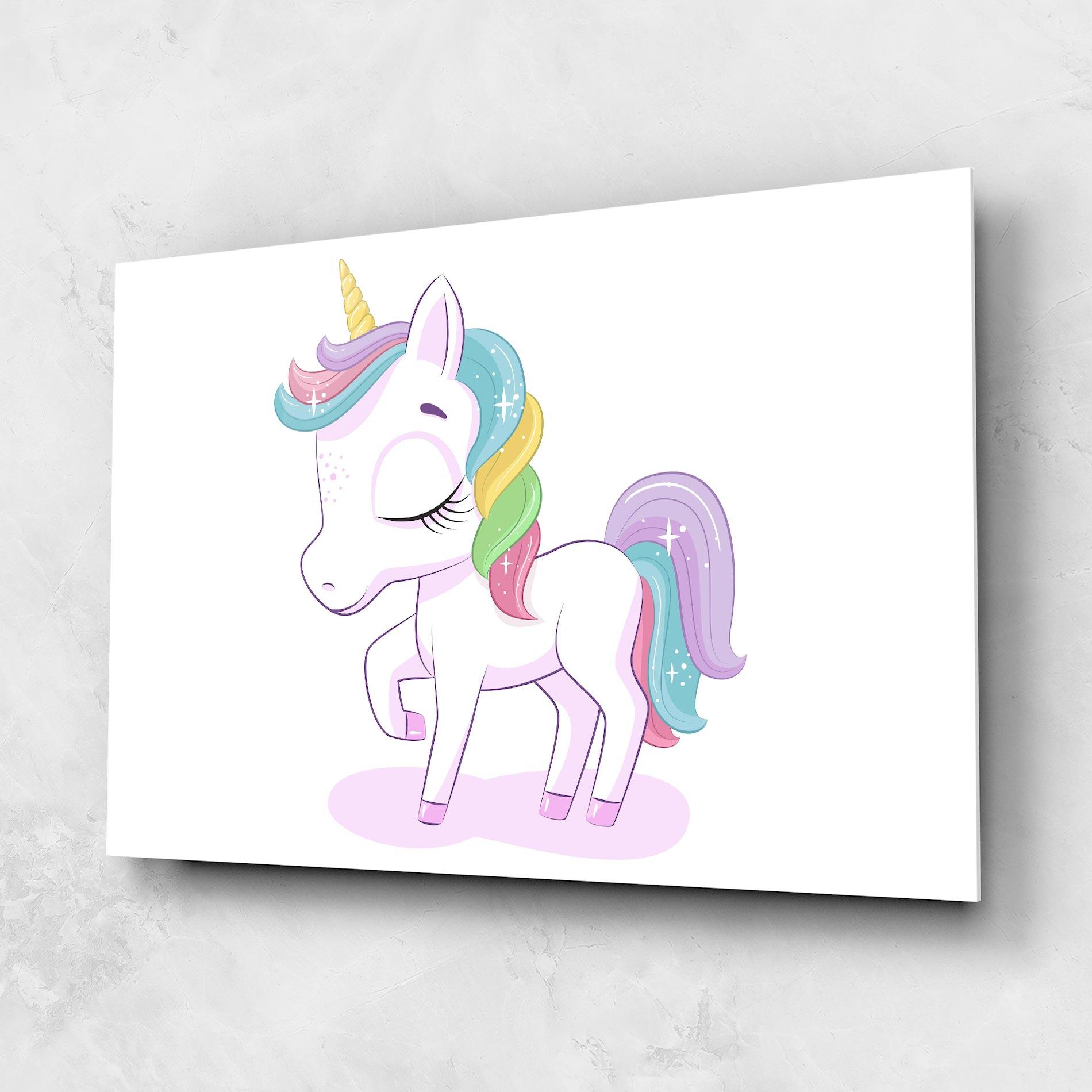 Üvegkép Unicorn mockup 1