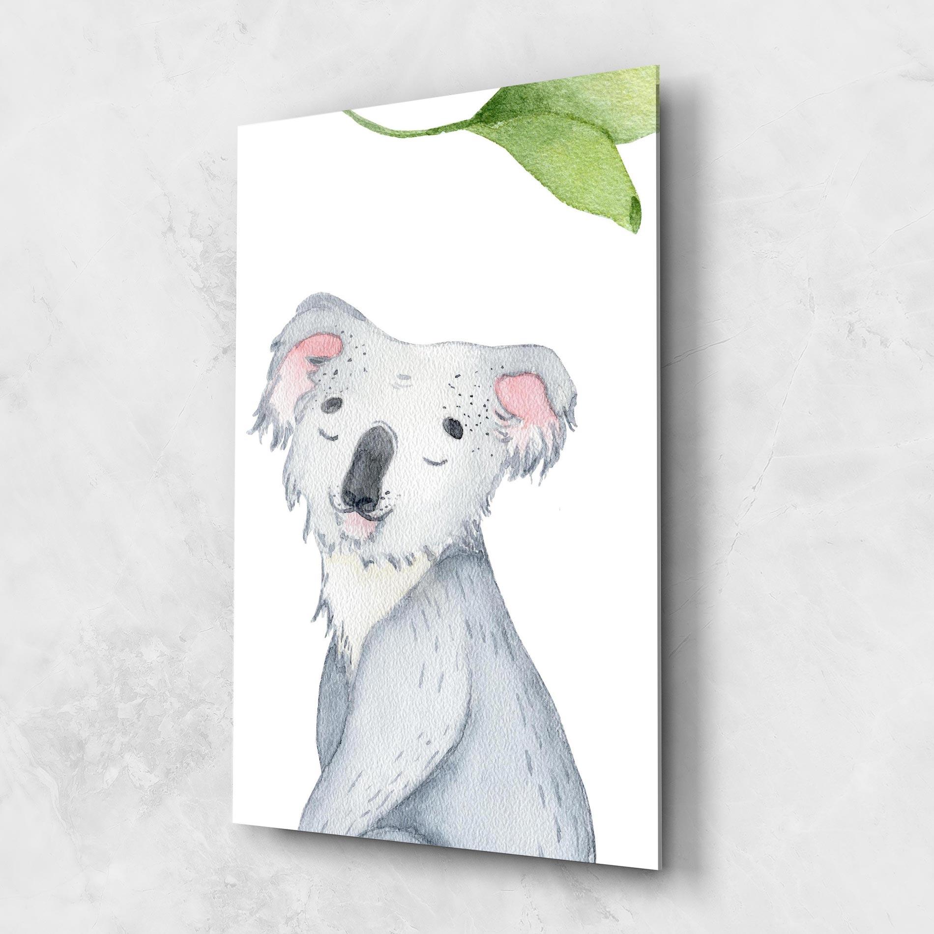 Üvegkép Baby Koala mockup 1