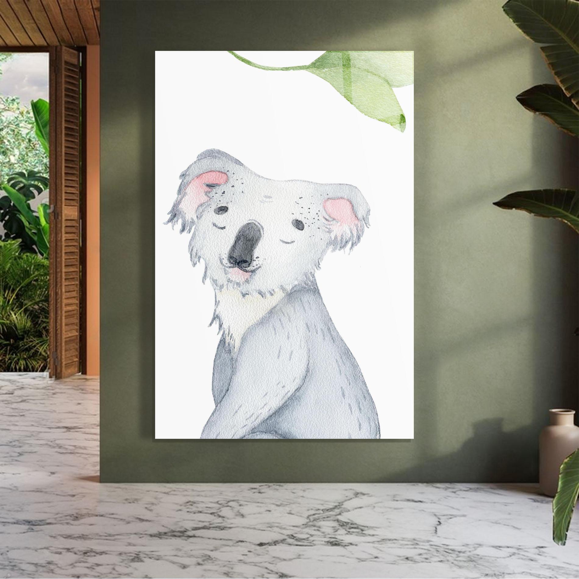 Üvegkép Baby Koala mockup 7