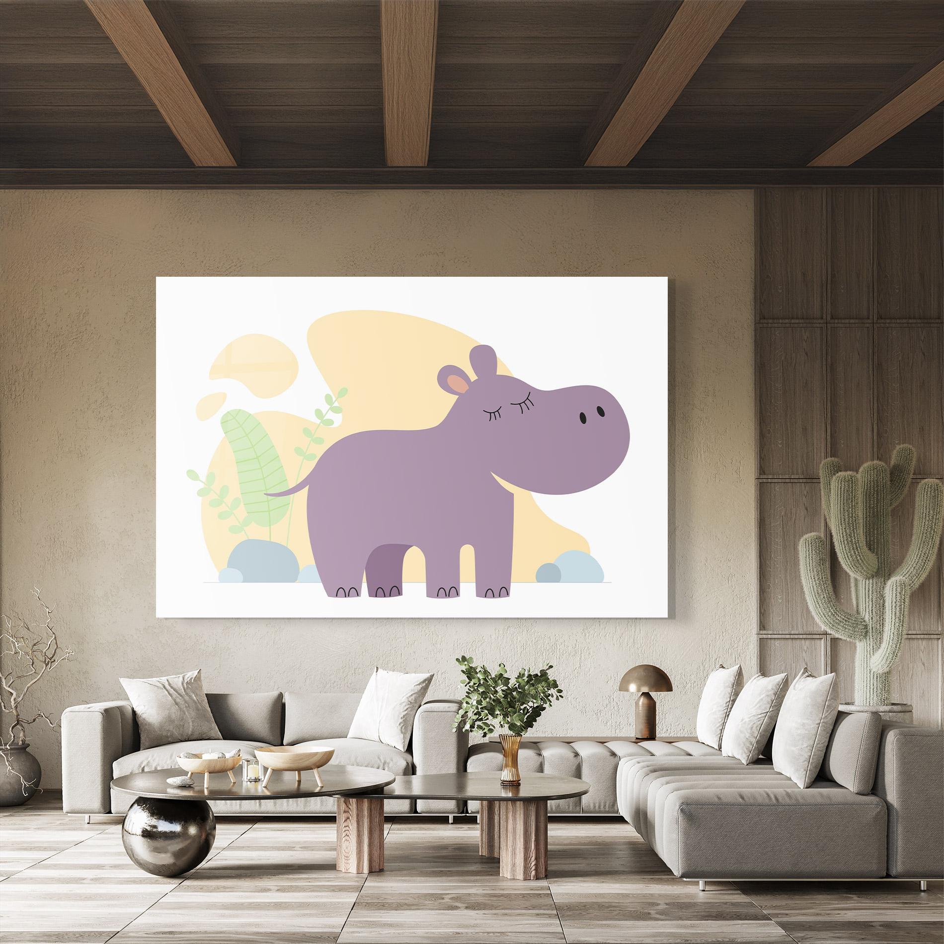 Üvegkép Cute Purple Hypo mockup 8