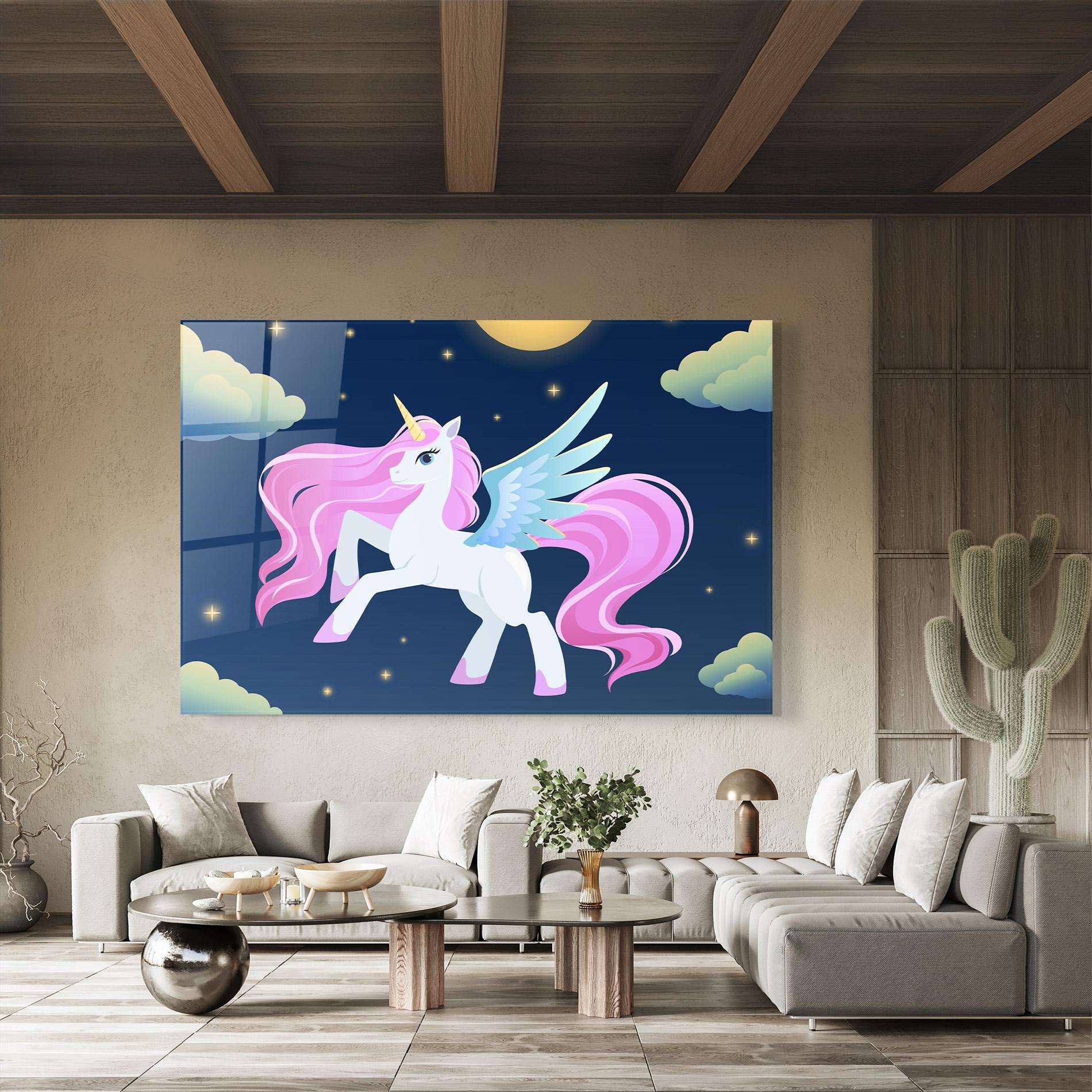 Üvegkép White Sky Pony mockup 8