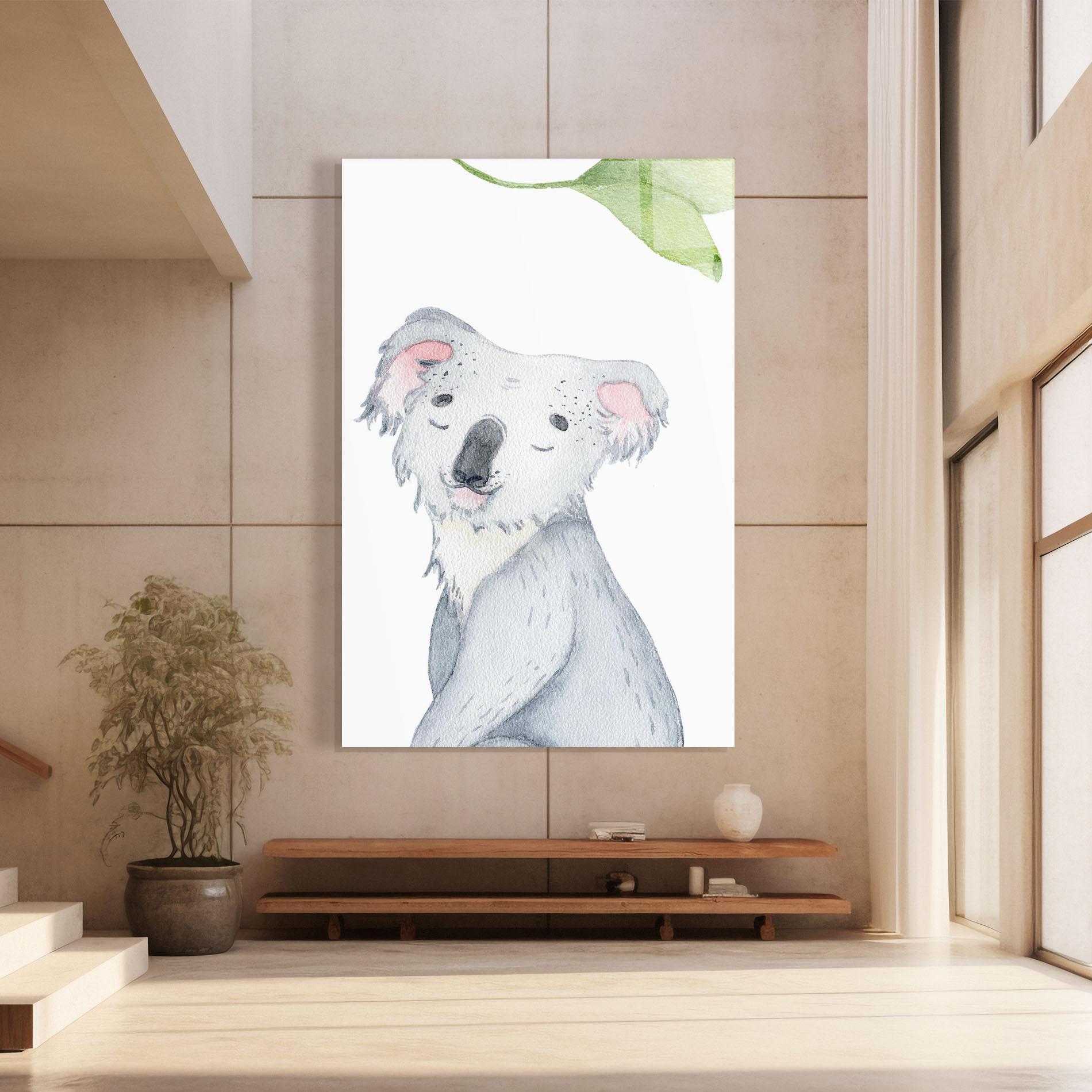 Üvegkép Baby Koala mockup 8