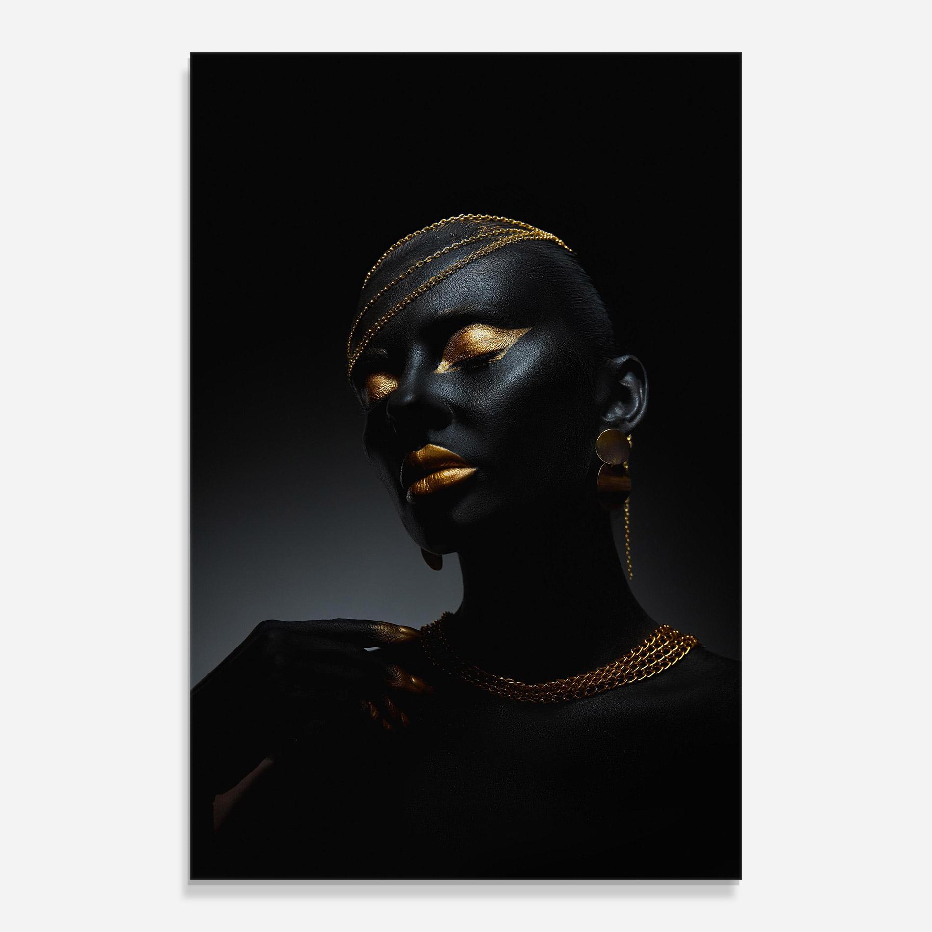 Üvegkép Beauty Gold mockup 0