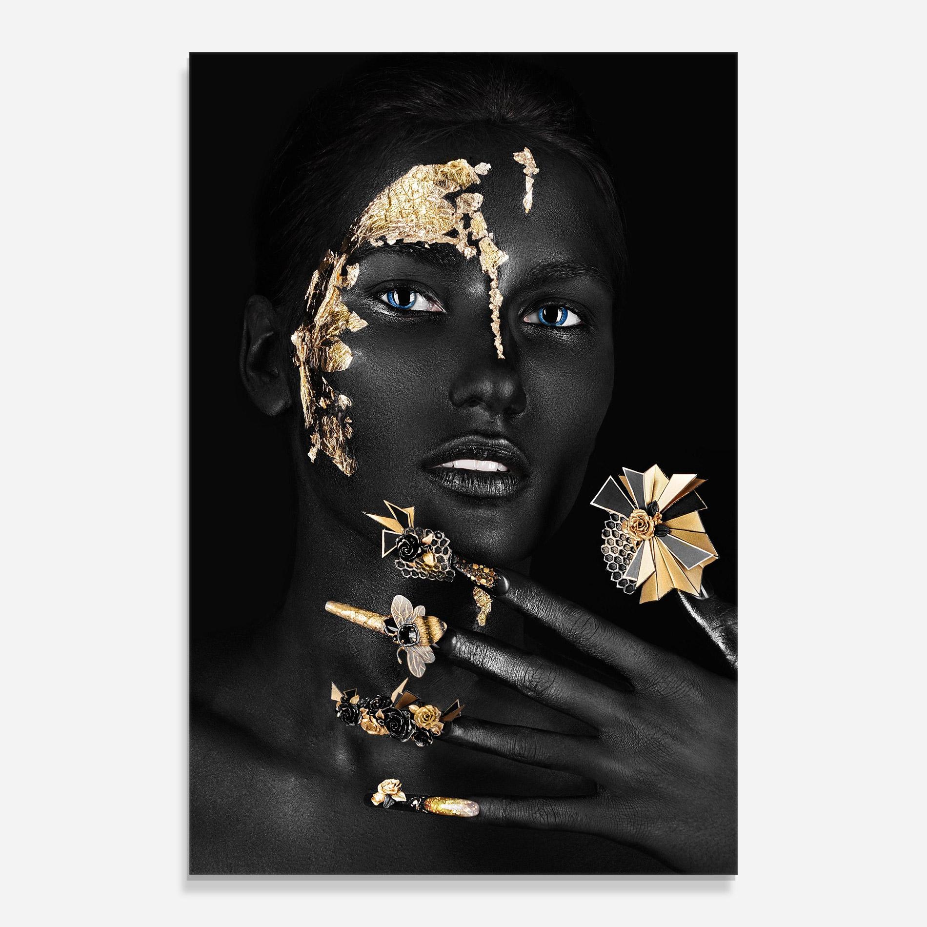 Üvegkép Black Art Makeup mockup 0