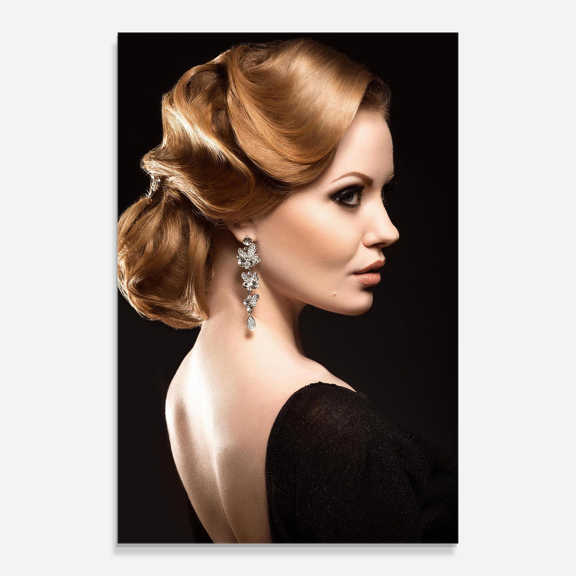 Üvegkép Elegant Earrings mockup 0