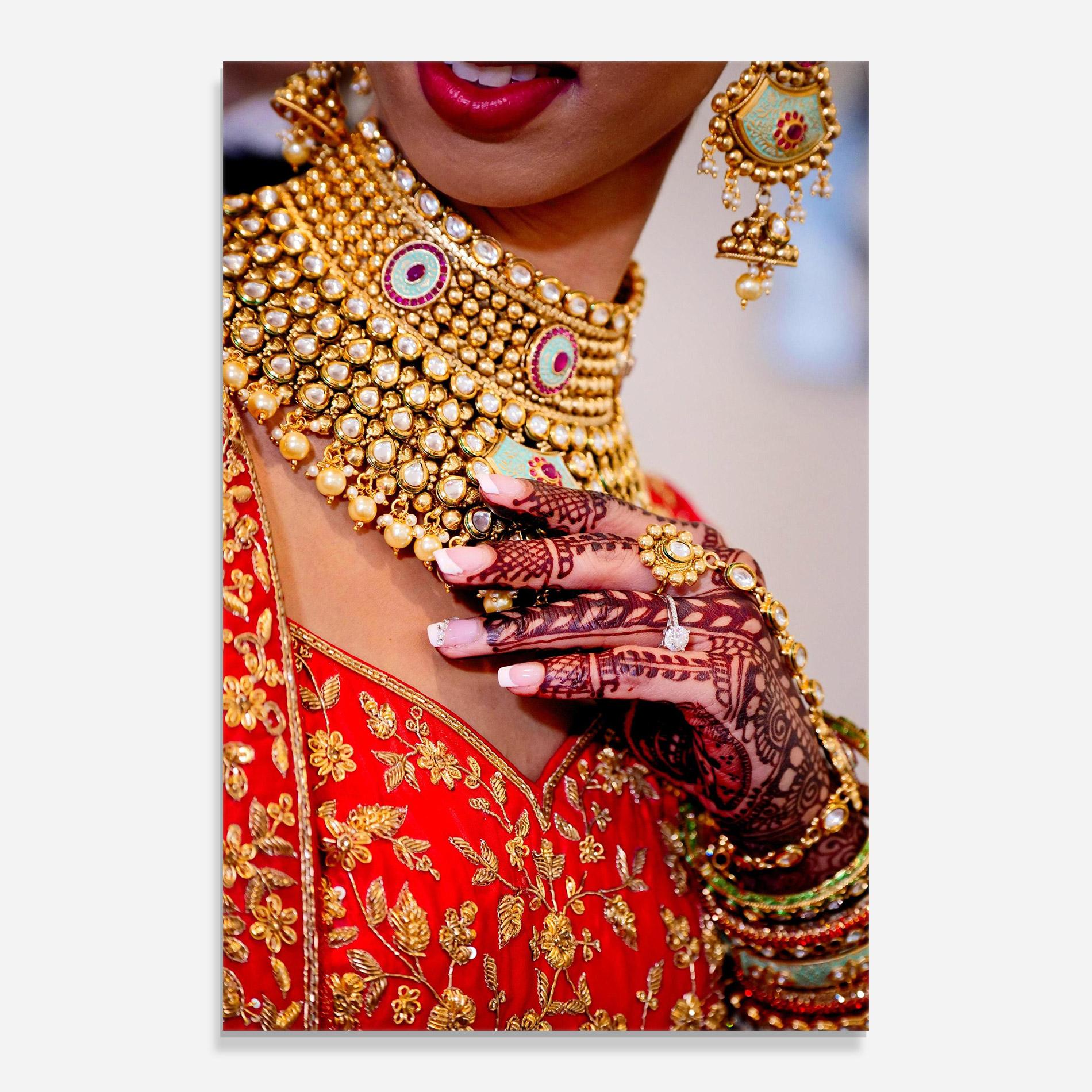 Üvegkép Gold Beautiful Jewelry mockup 0