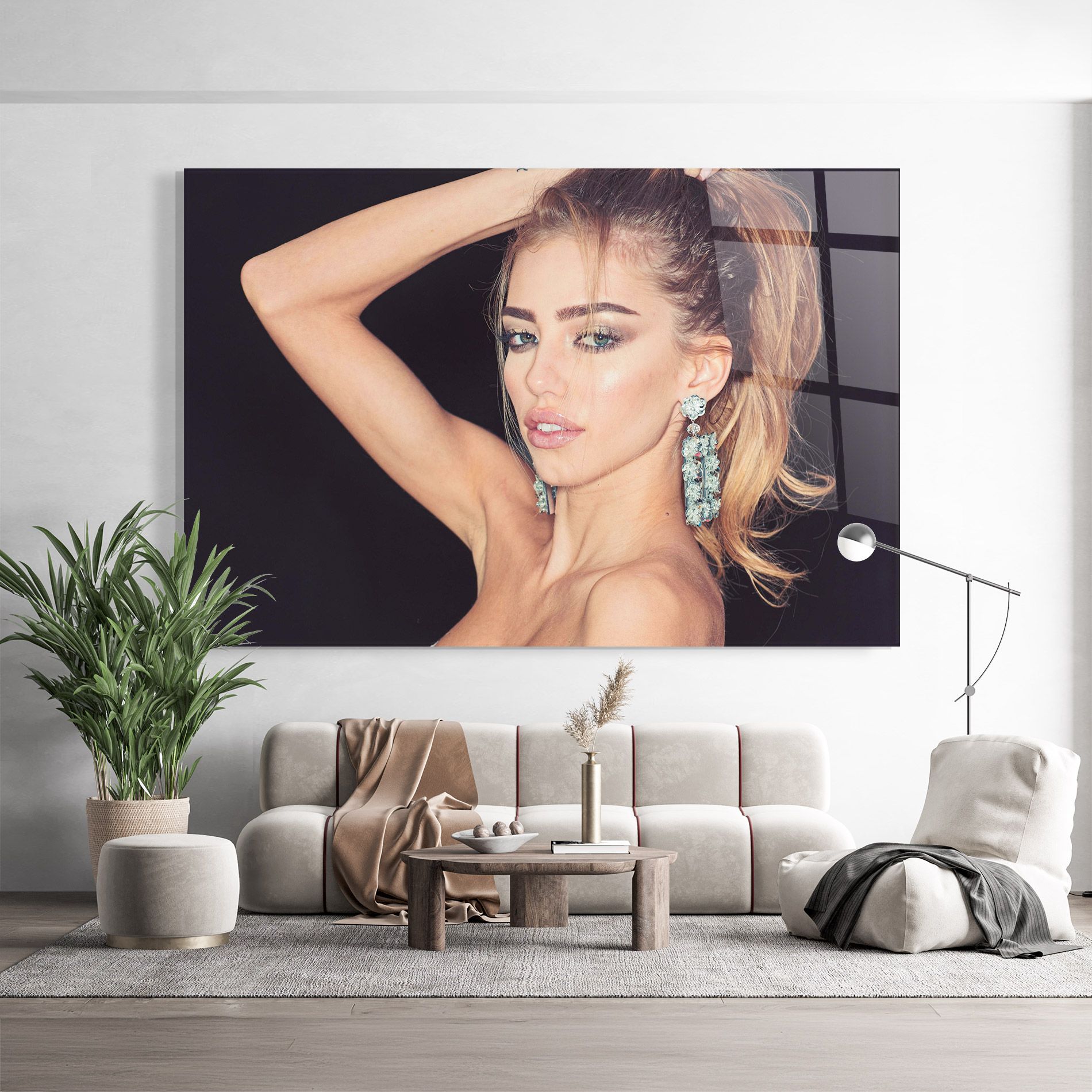 Flower Earrings mockup 9