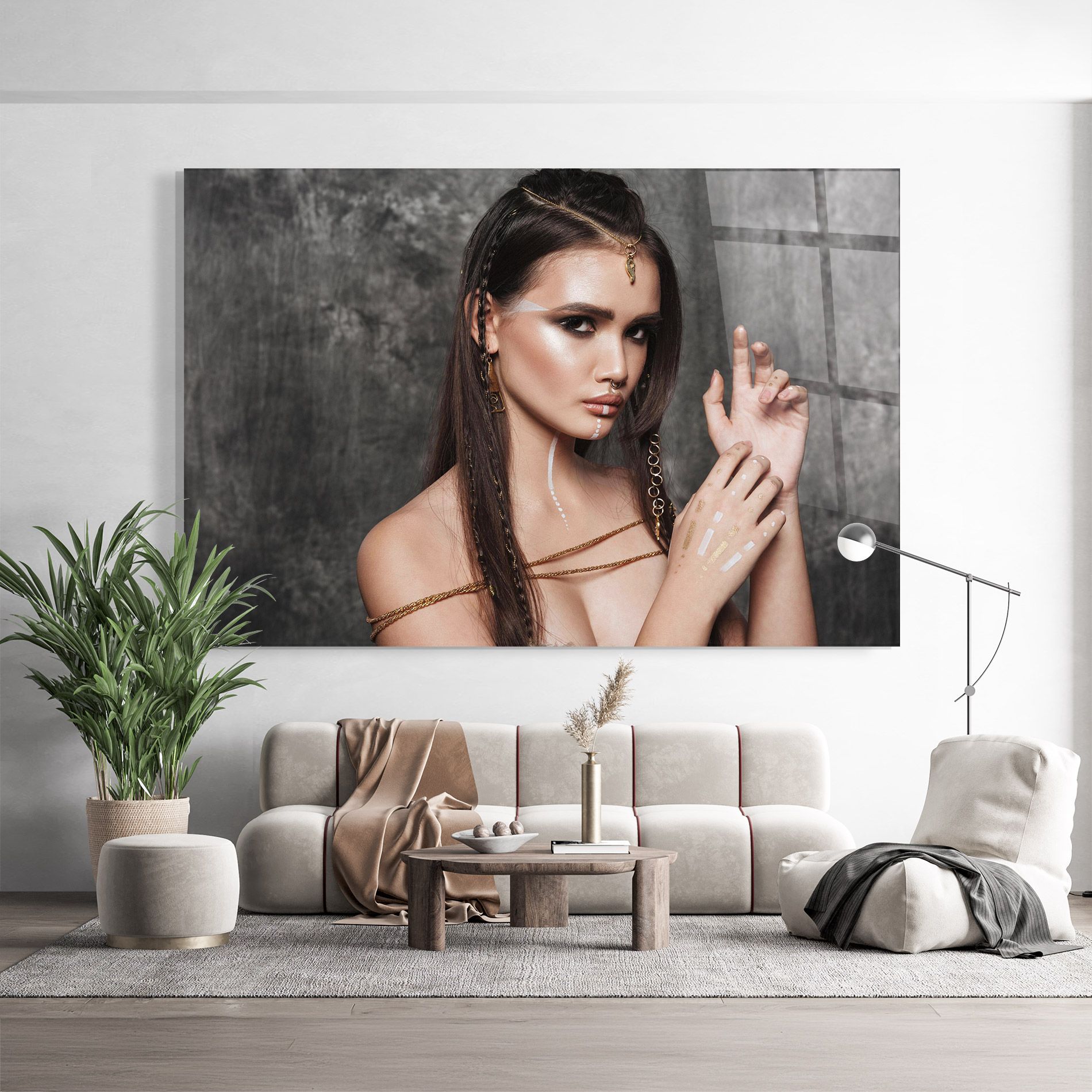 Gold Hair Accessory mockup 9