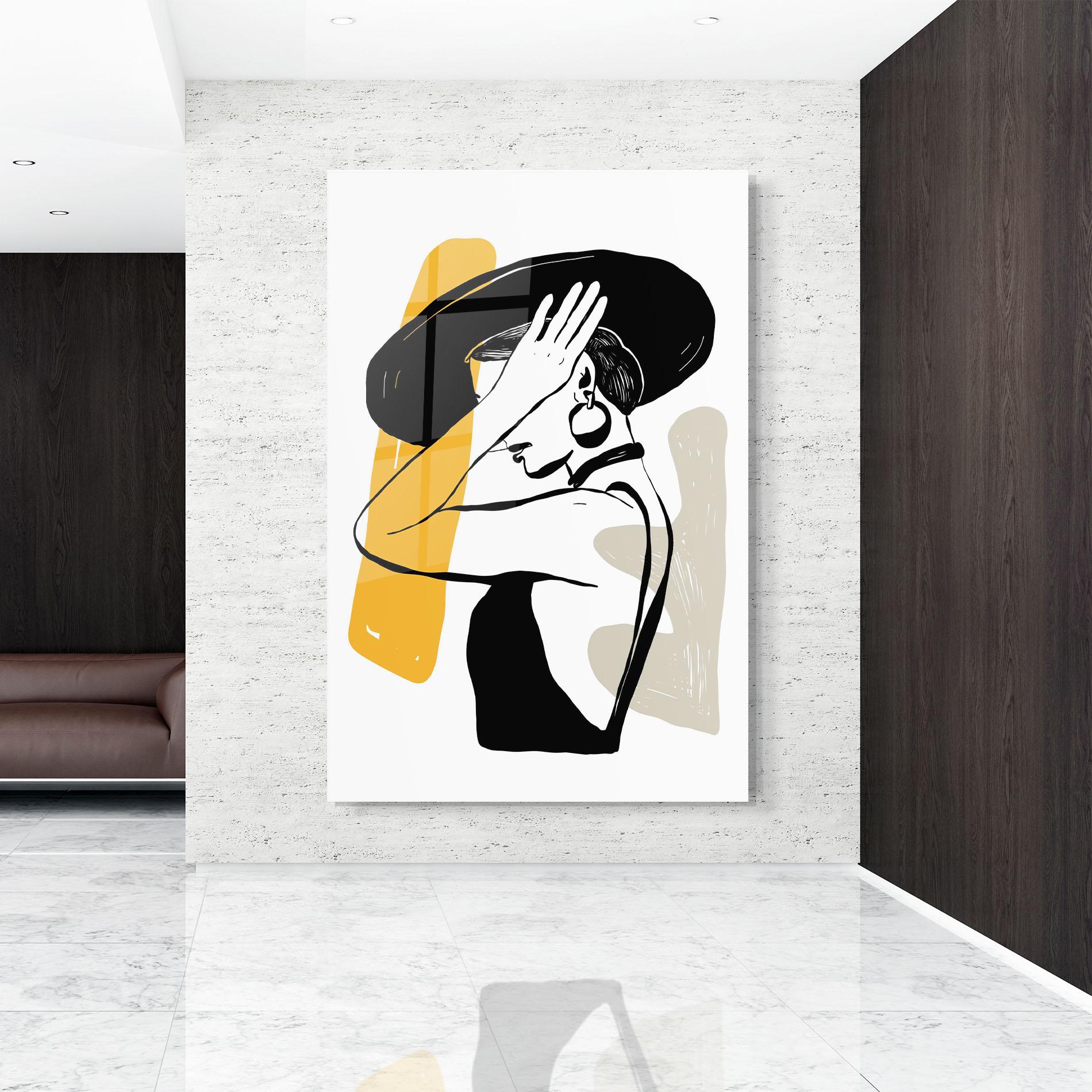 Üvegkép Big Earring mockup 9