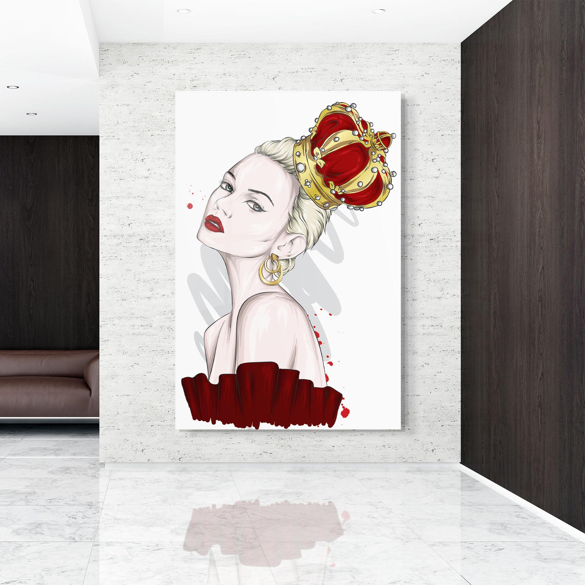 Üvegkép Big Red Crown mockup 9