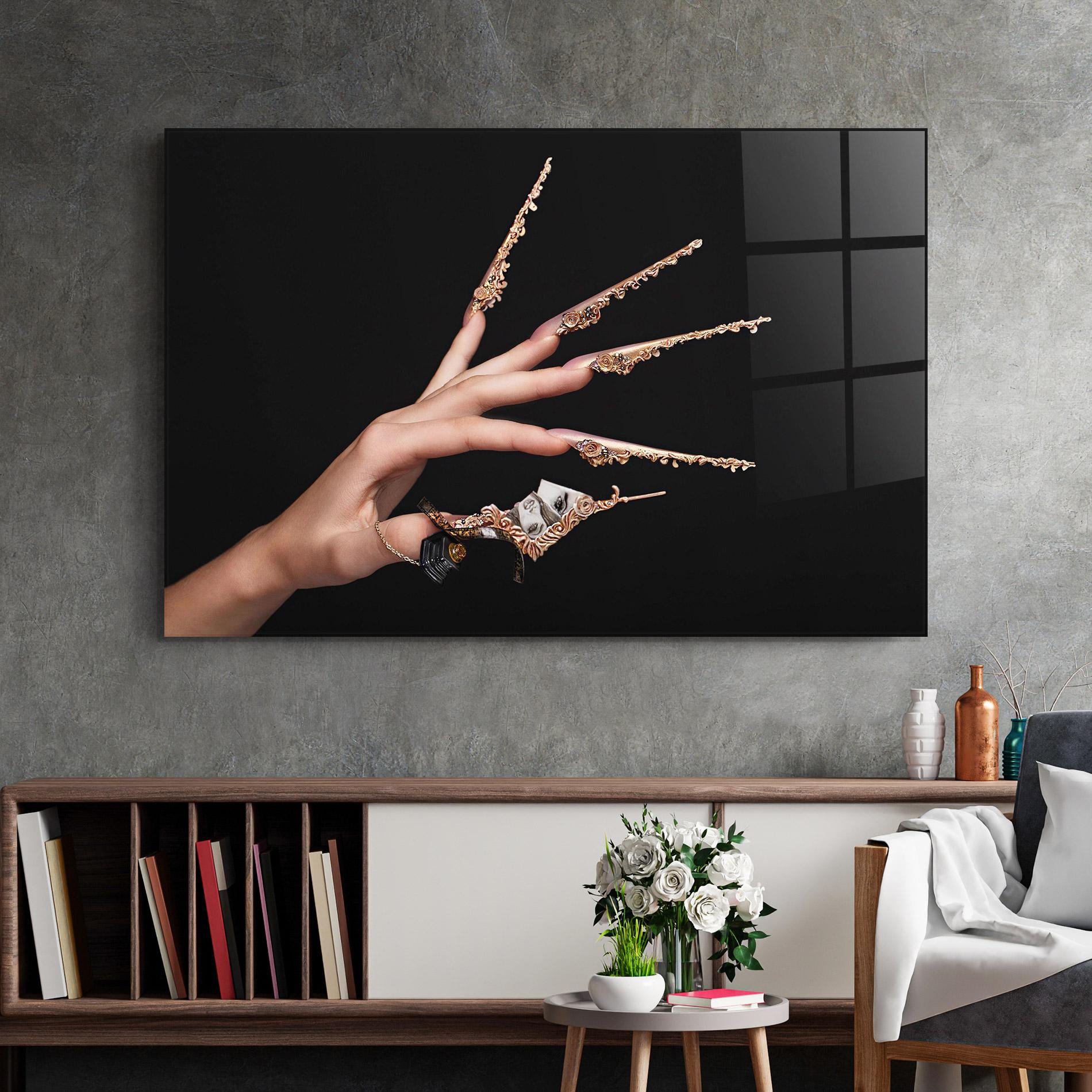 Üvegkép Creative Manicure mockup 2