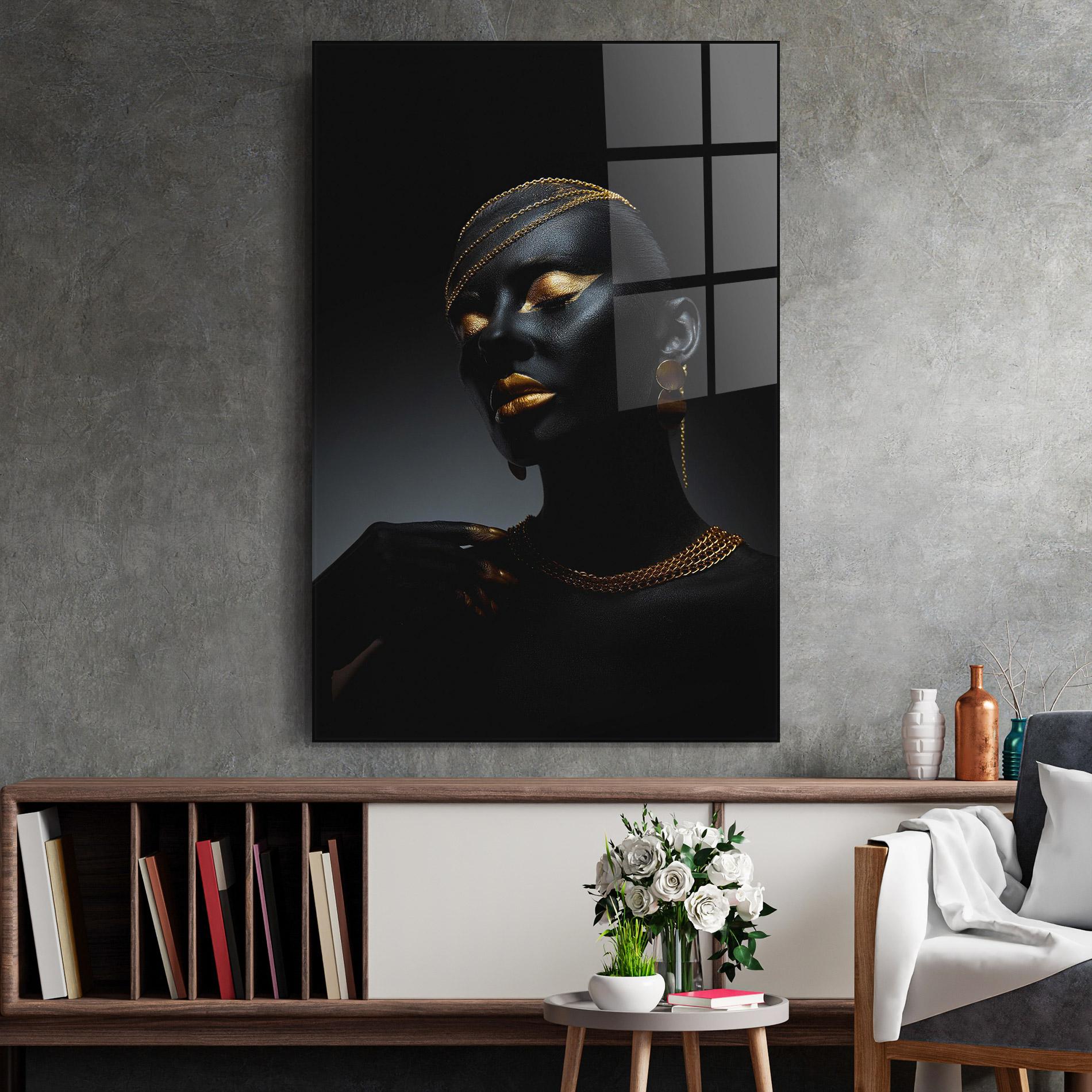 Üvegkép Beauty Gold mockup 2