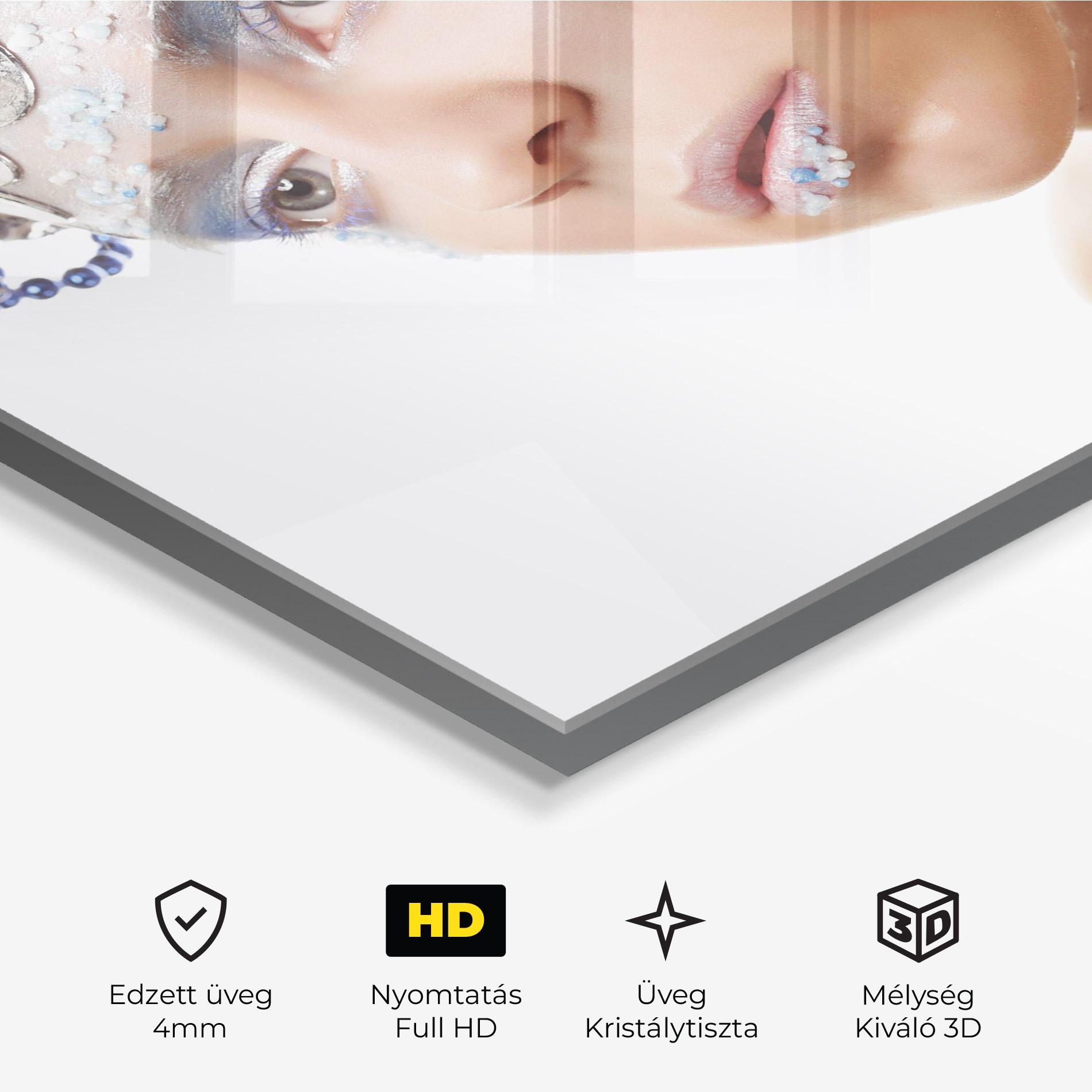 Üvegkép Blue Accessory mockup 3