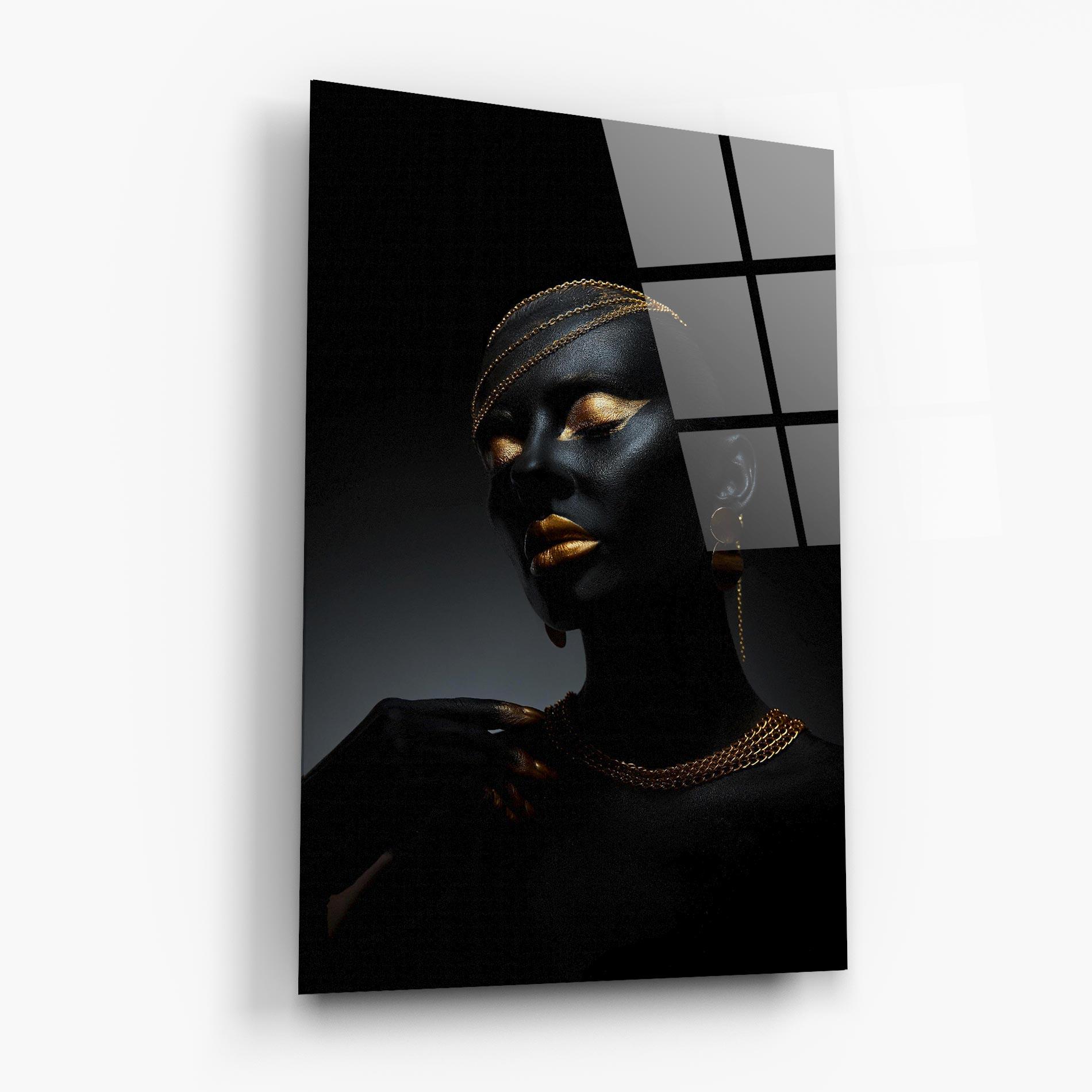 Üvegkép Beauty Gold mockup 6