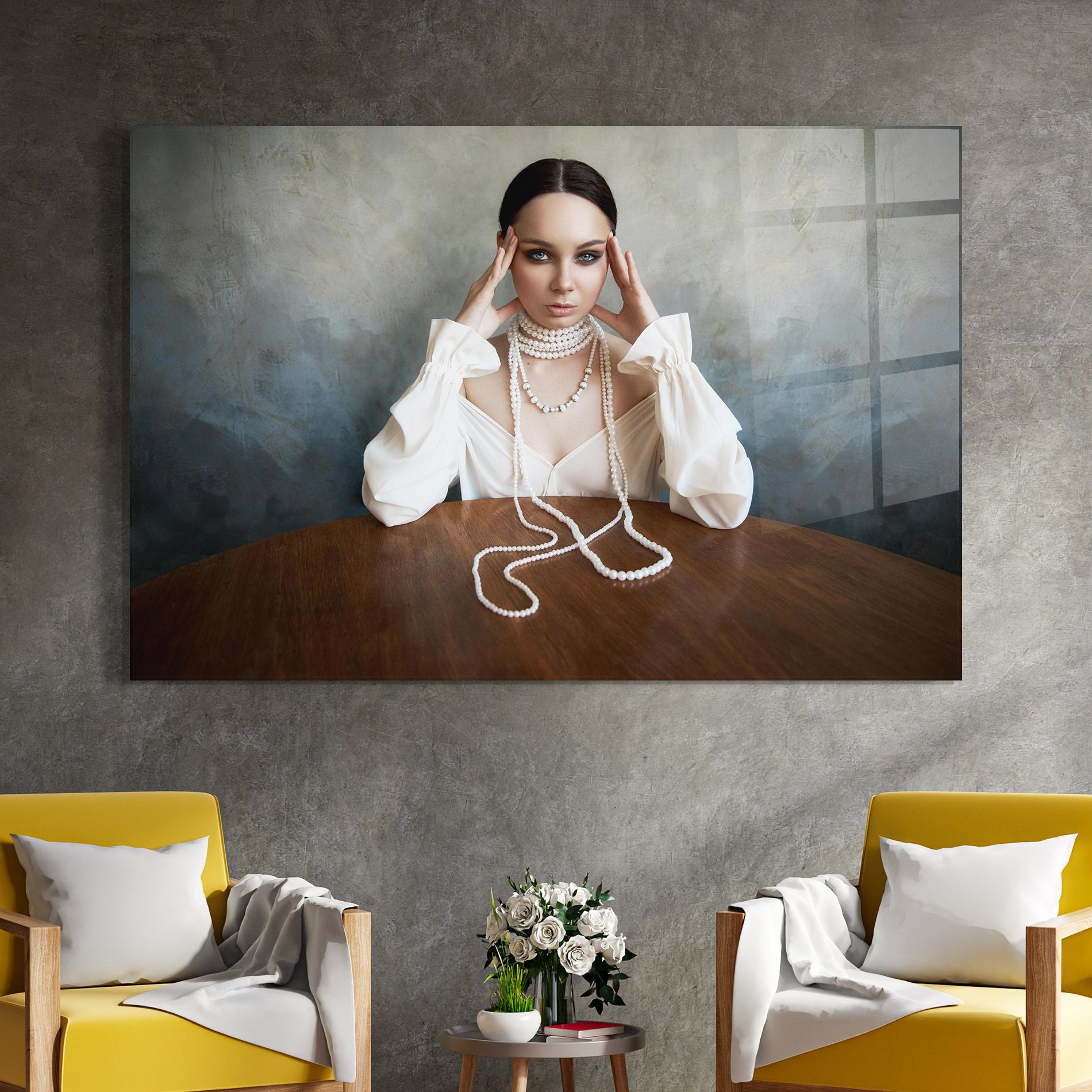 Boho Clothing Necklace mockup 4