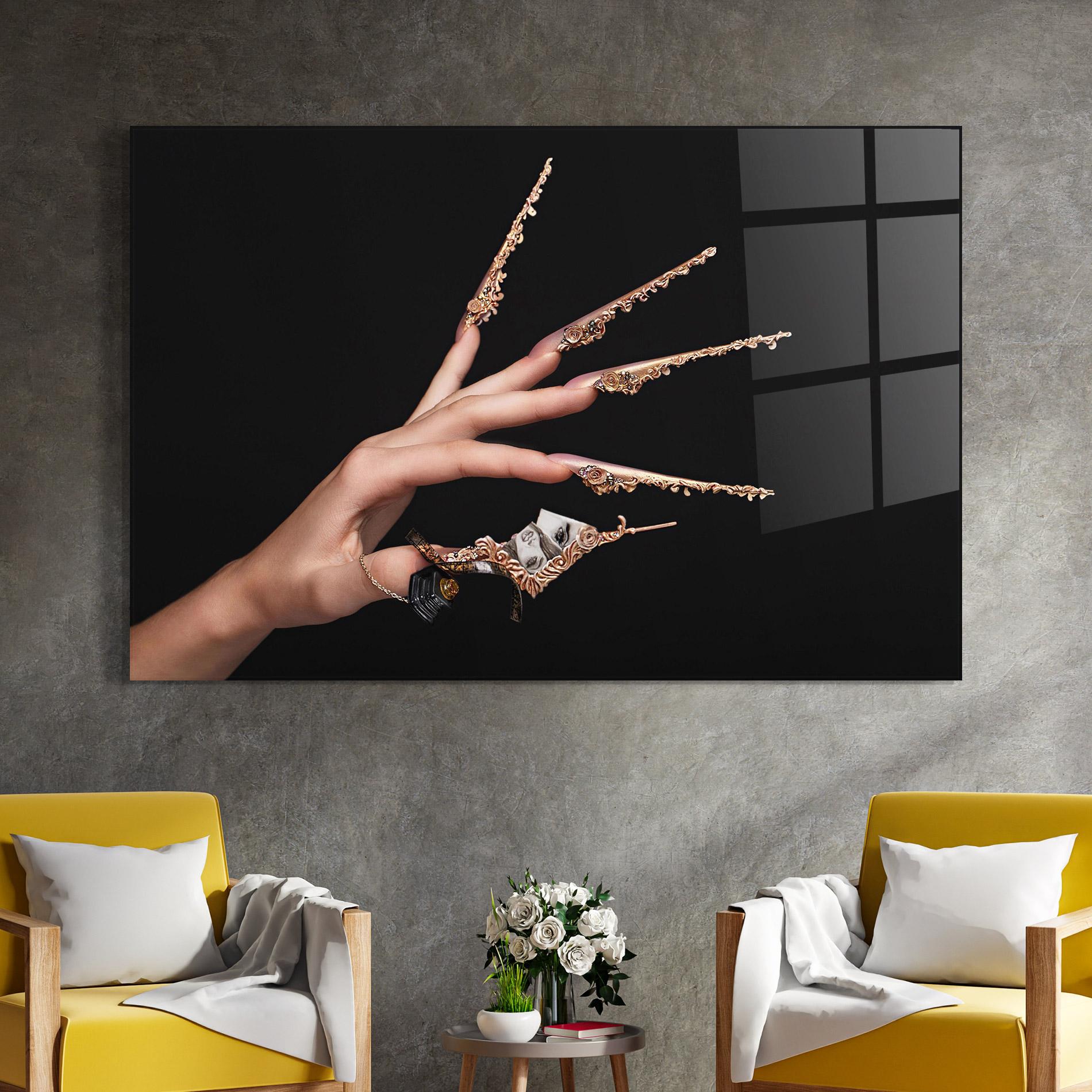 Üvegkép Creative Manicure mockup 4