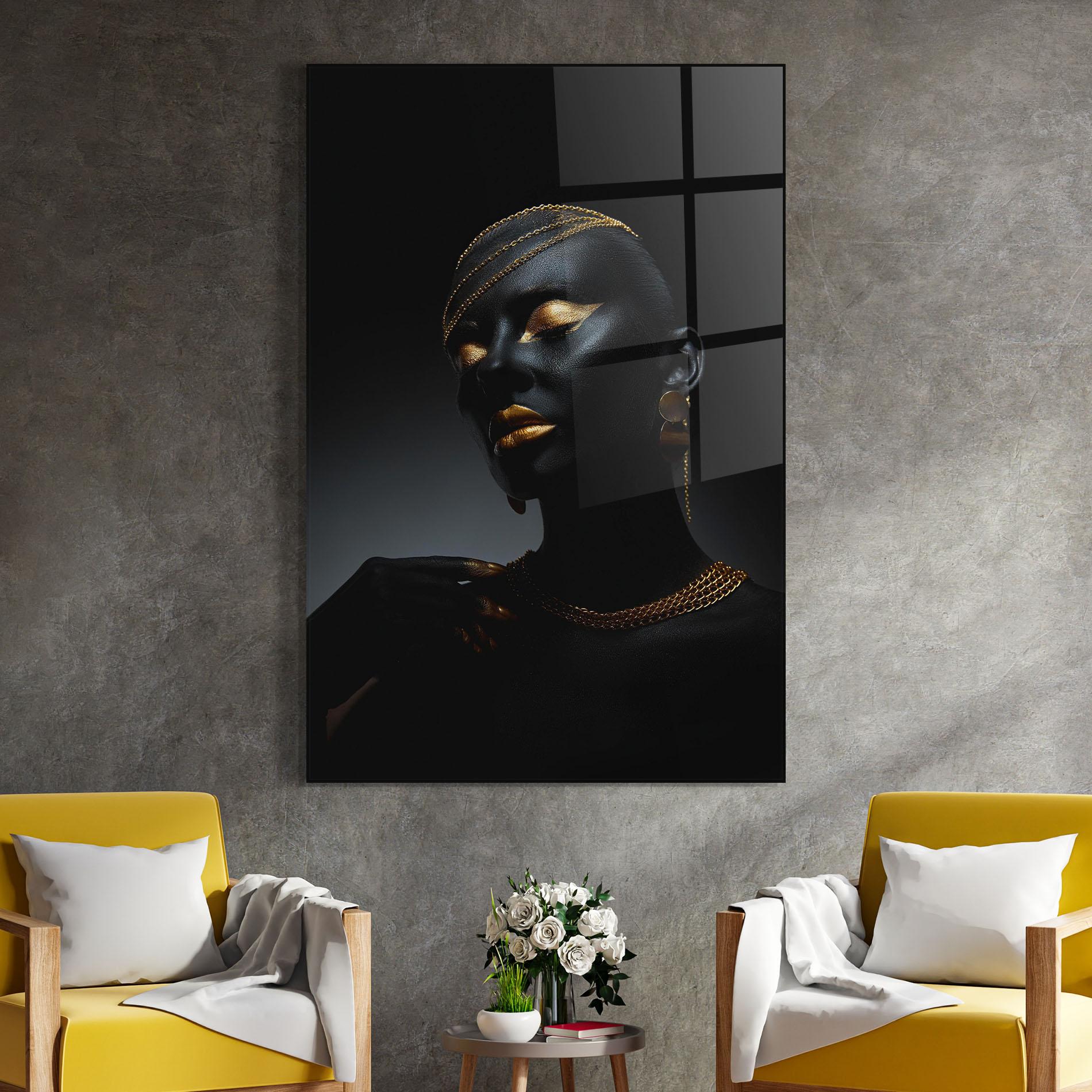 Üvegkép Beauty Gold mockup 4