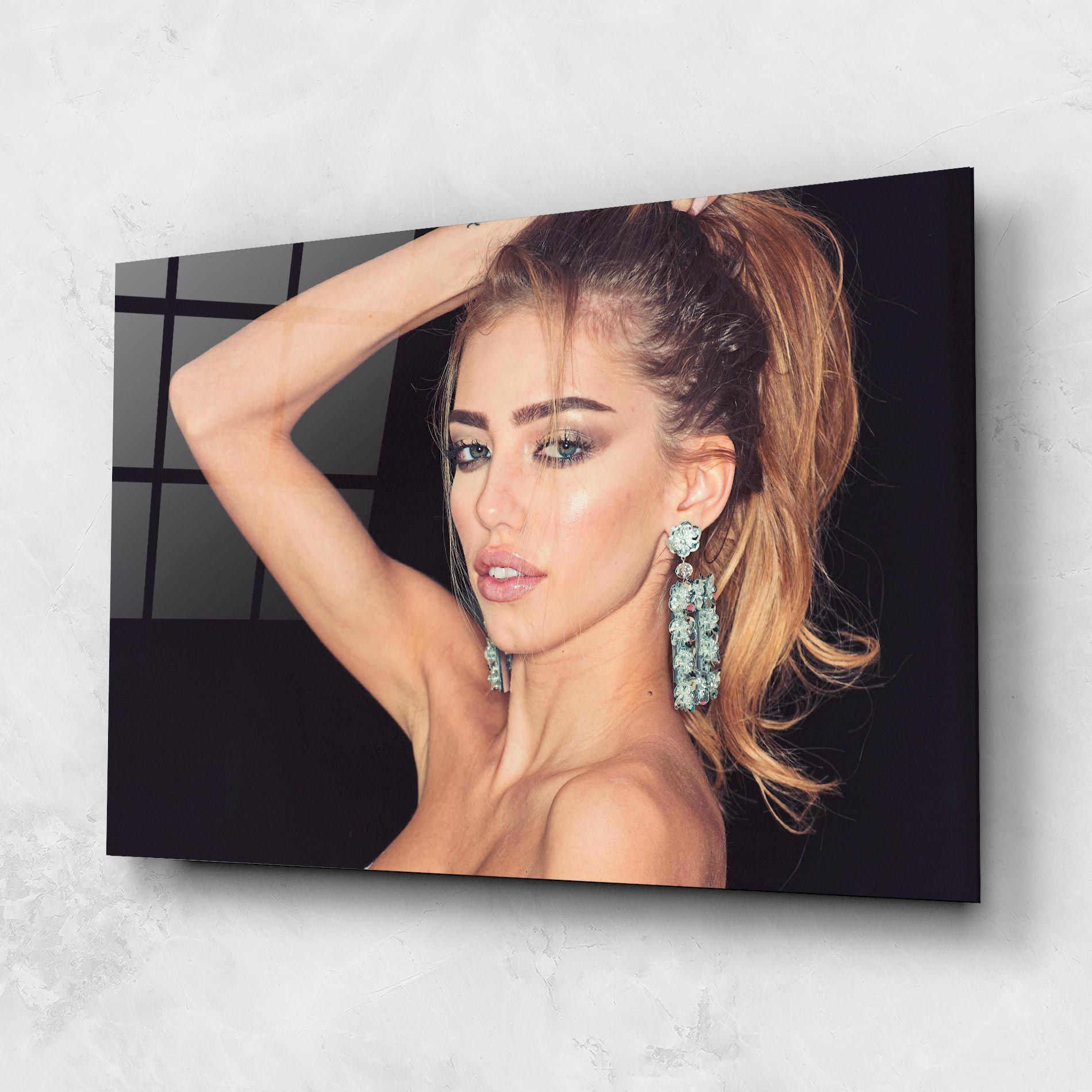 Flower Earrings mockup 1