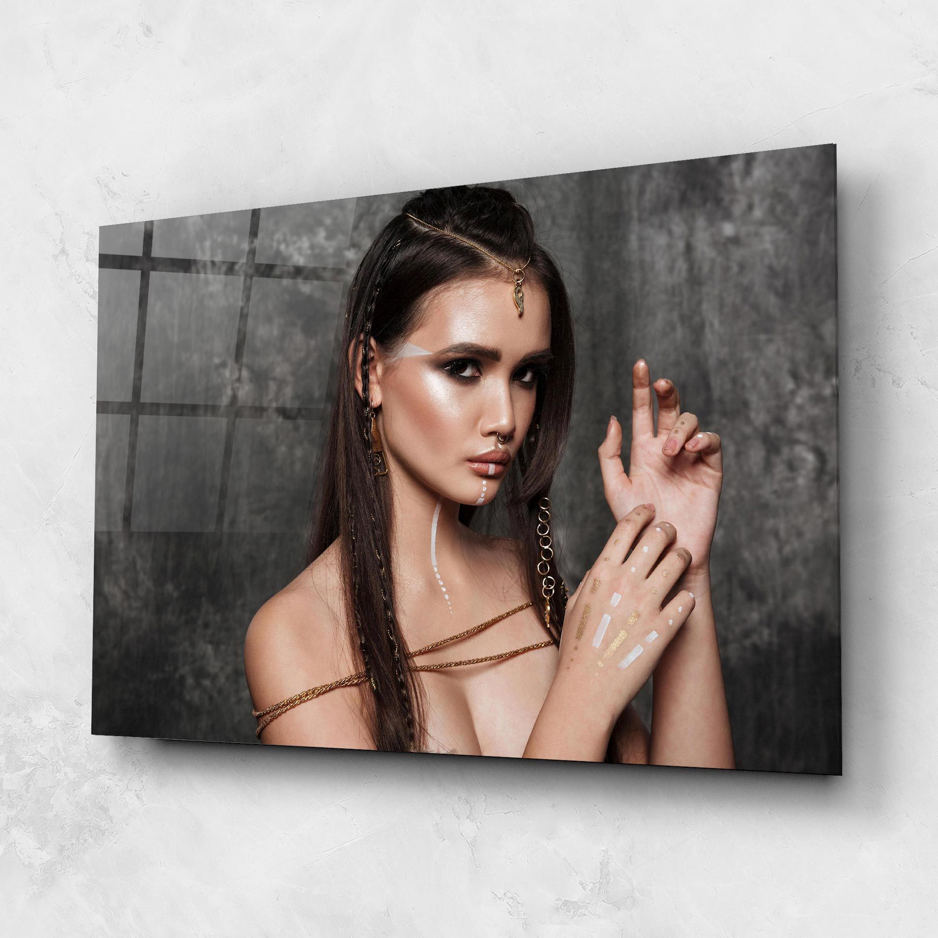 Gold Hair Accessory mockup 1