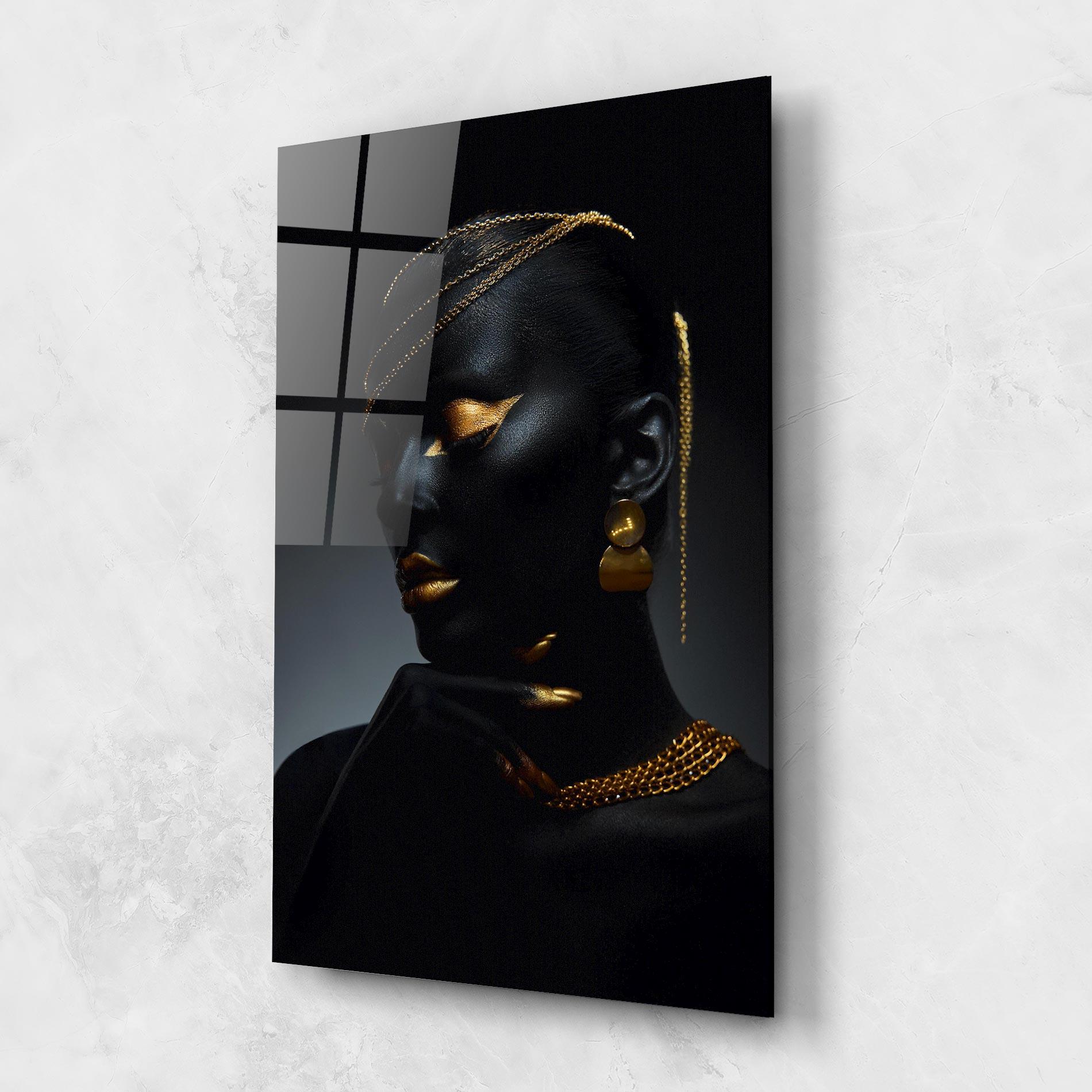 Üvegkép Beauty Gold Accessory mockup 1