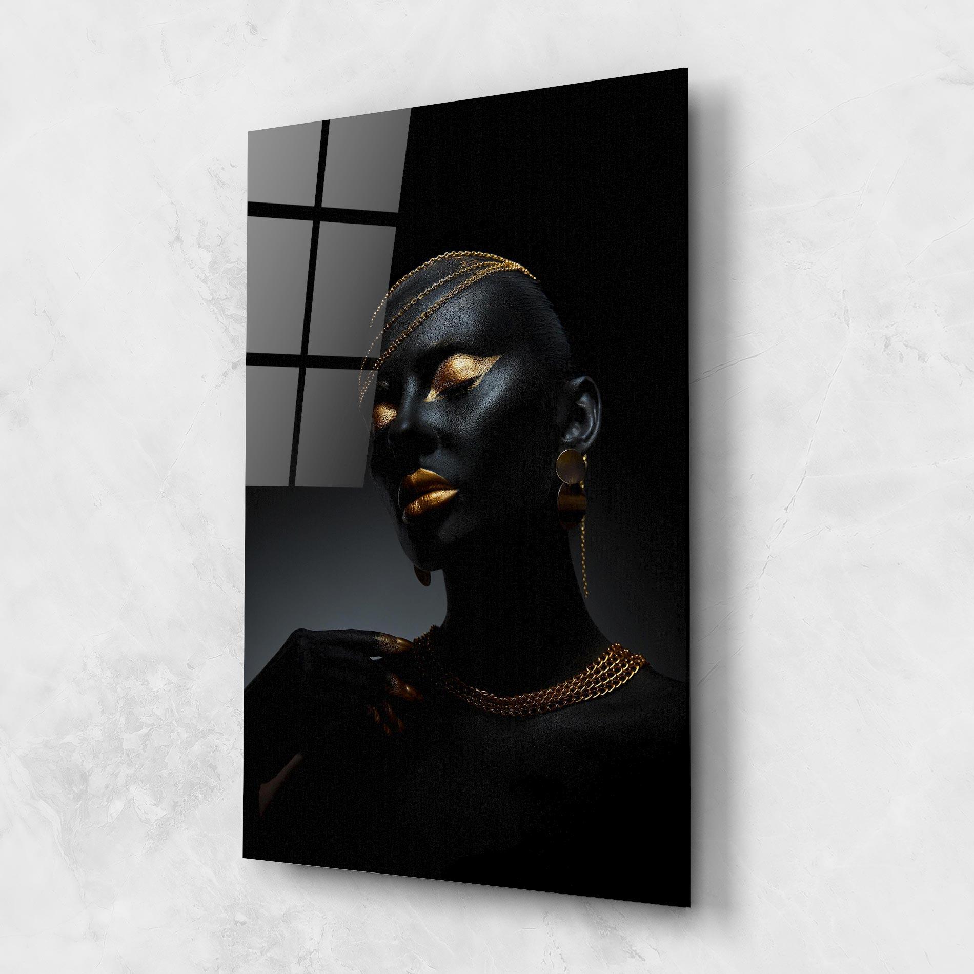 Üvegkép Beauty Gold mockup 1