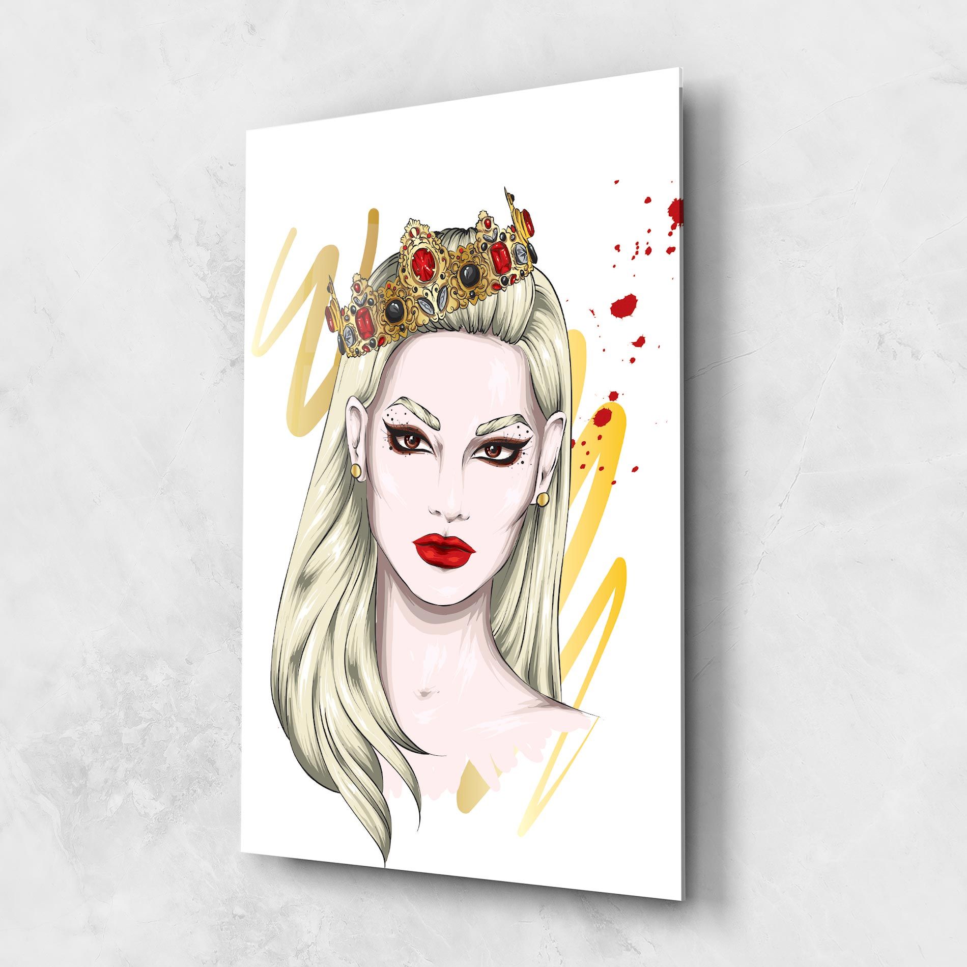 Gold Crown Woman mockup 1