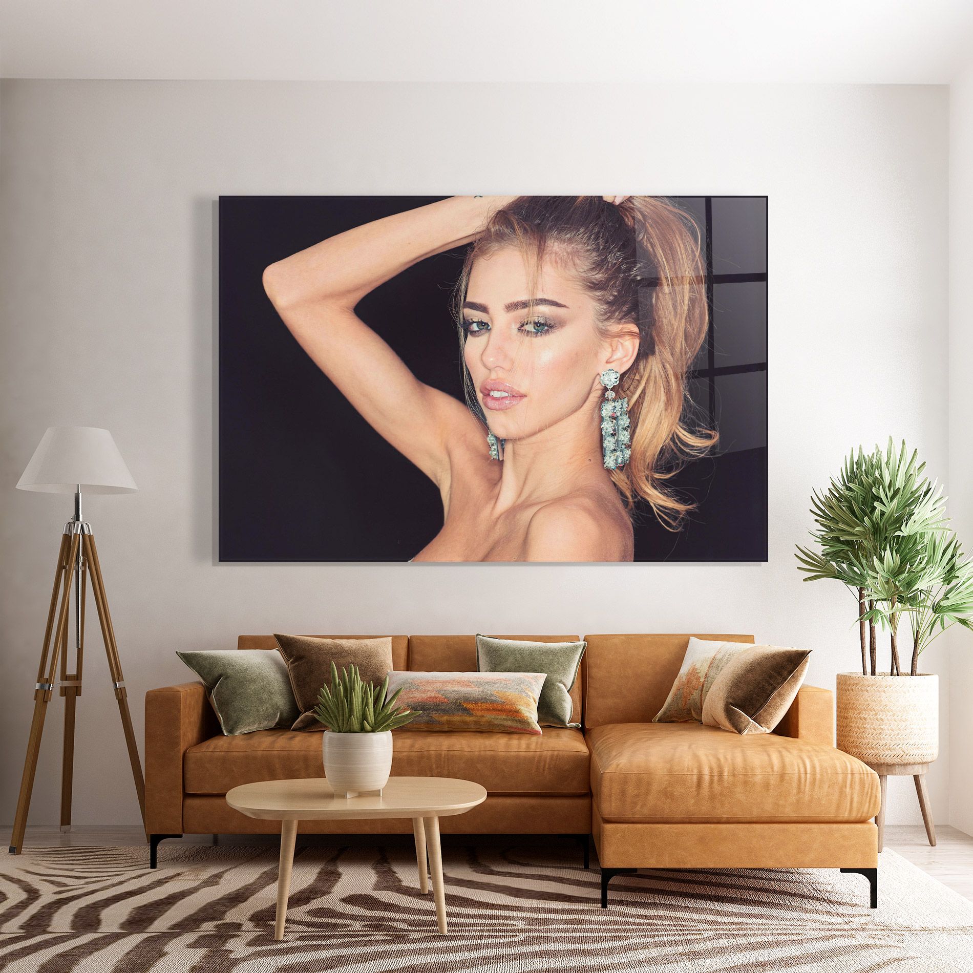 Flower Earrings mockup 7