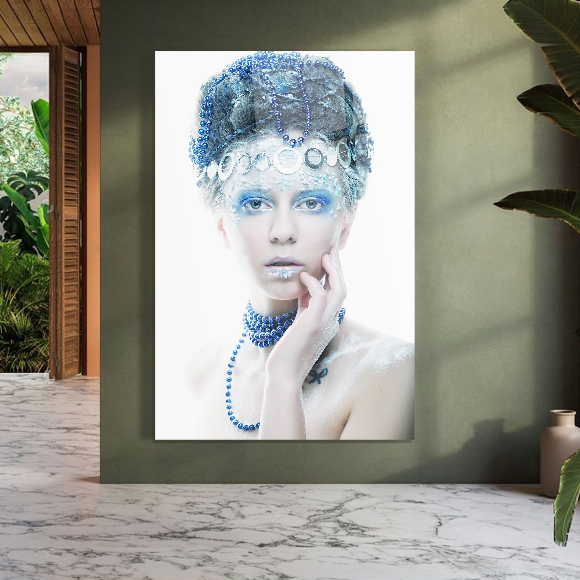 Blue Fairy Woman mockup 7