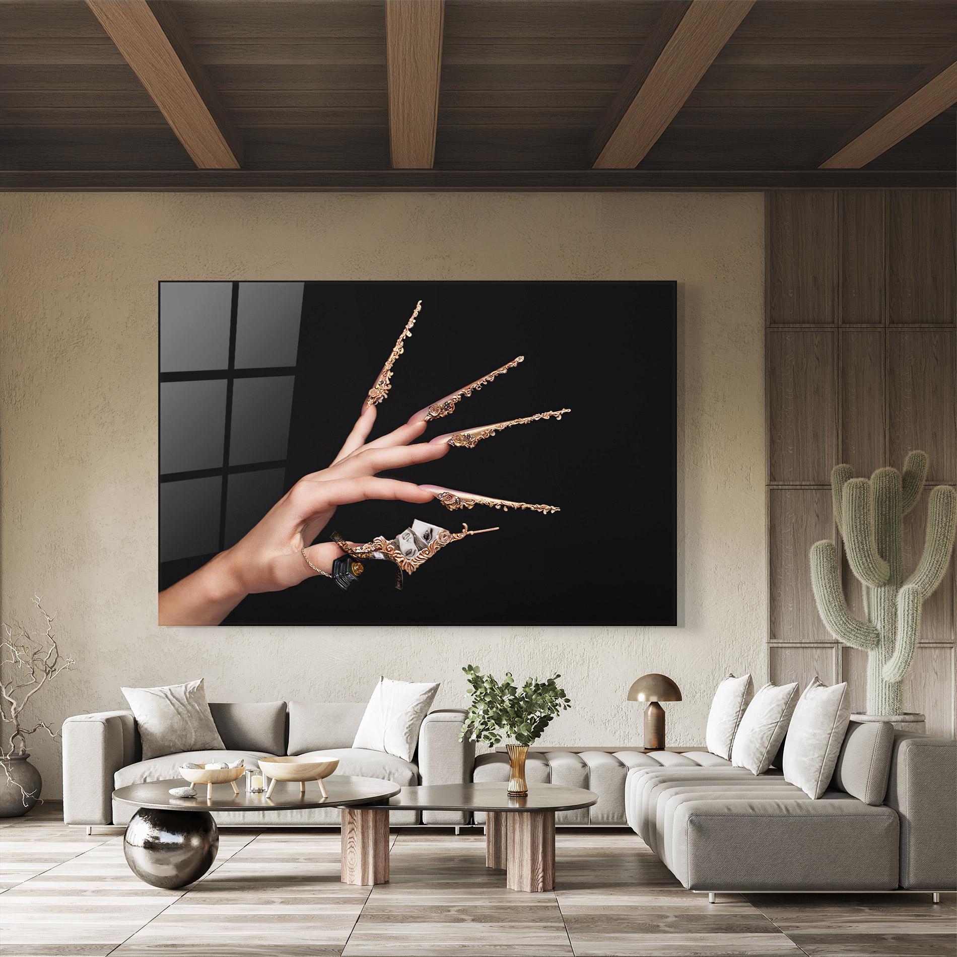 Üvegkép Creative Manicure mockup 8