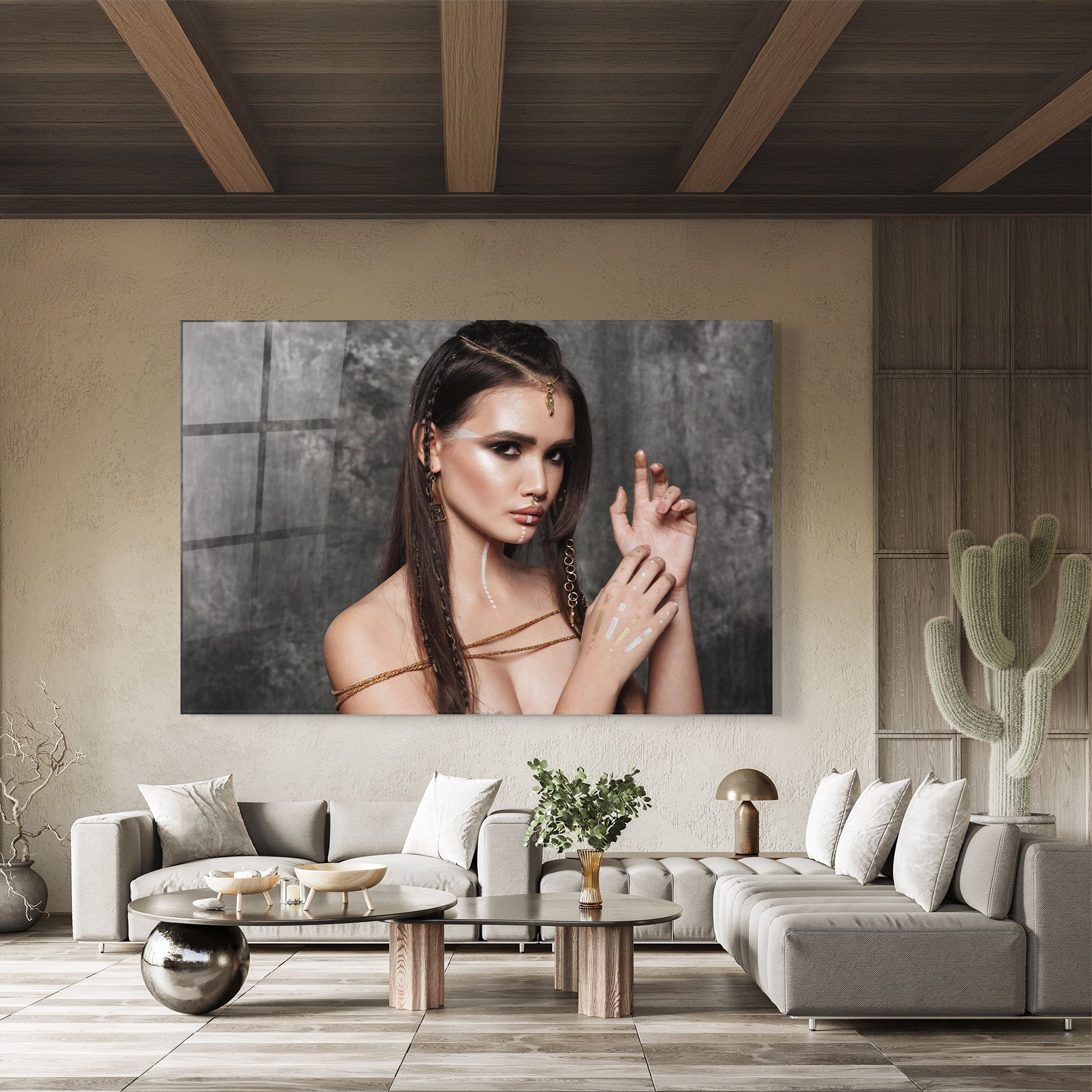 Gold Hair Accessory mockup 8