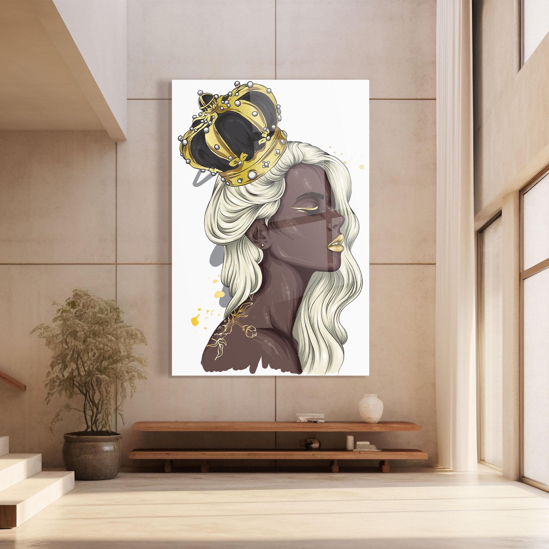 Üvegkép Big Black Crown mockup 8