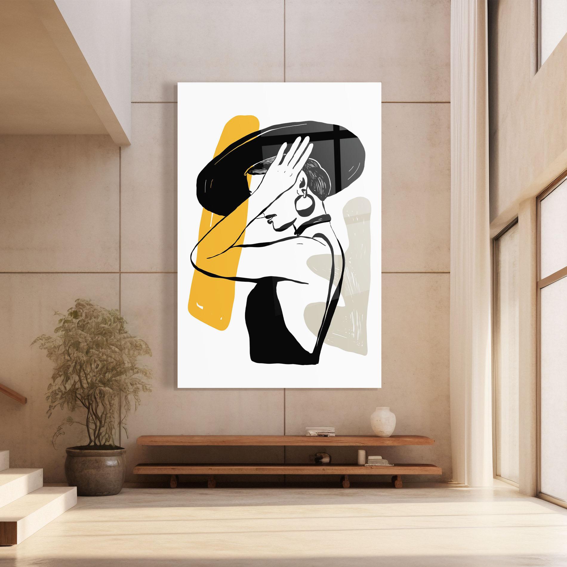 Üvegkép Big Earring mockup 8