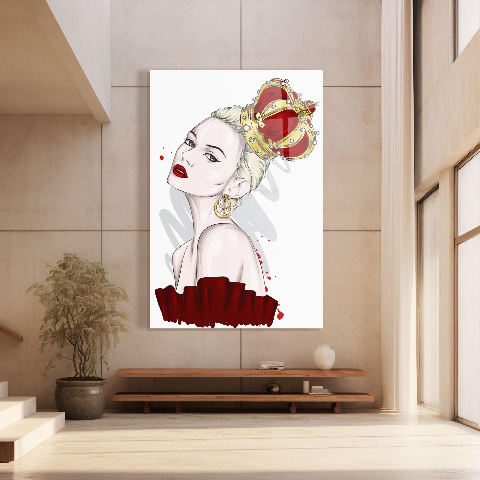 Üvegkép Big Red Crown mockup 8