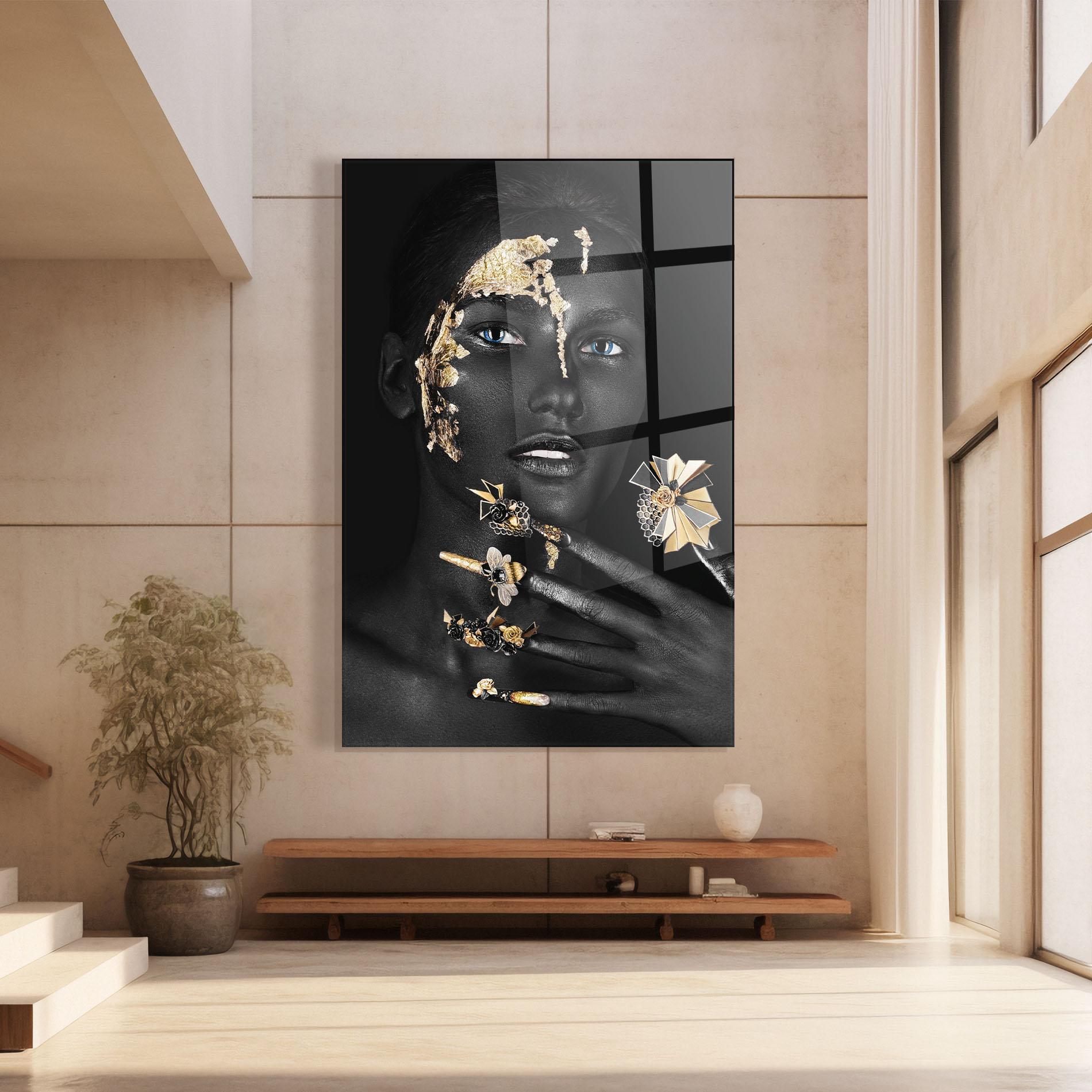 Üvegkép Black Art Makeup mockup 8