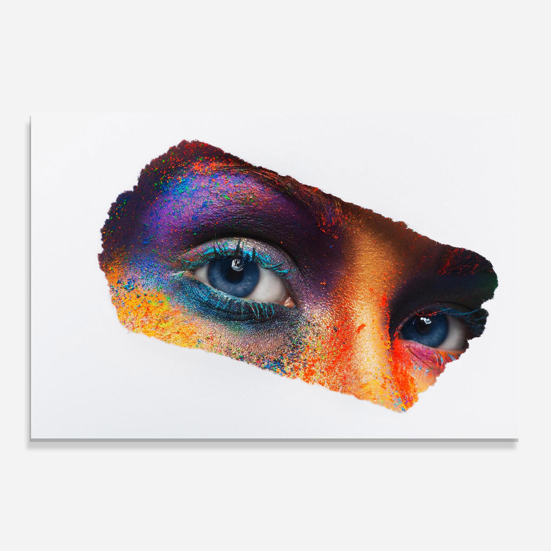 Üvegkép Female Colourful Makeup mockup 0