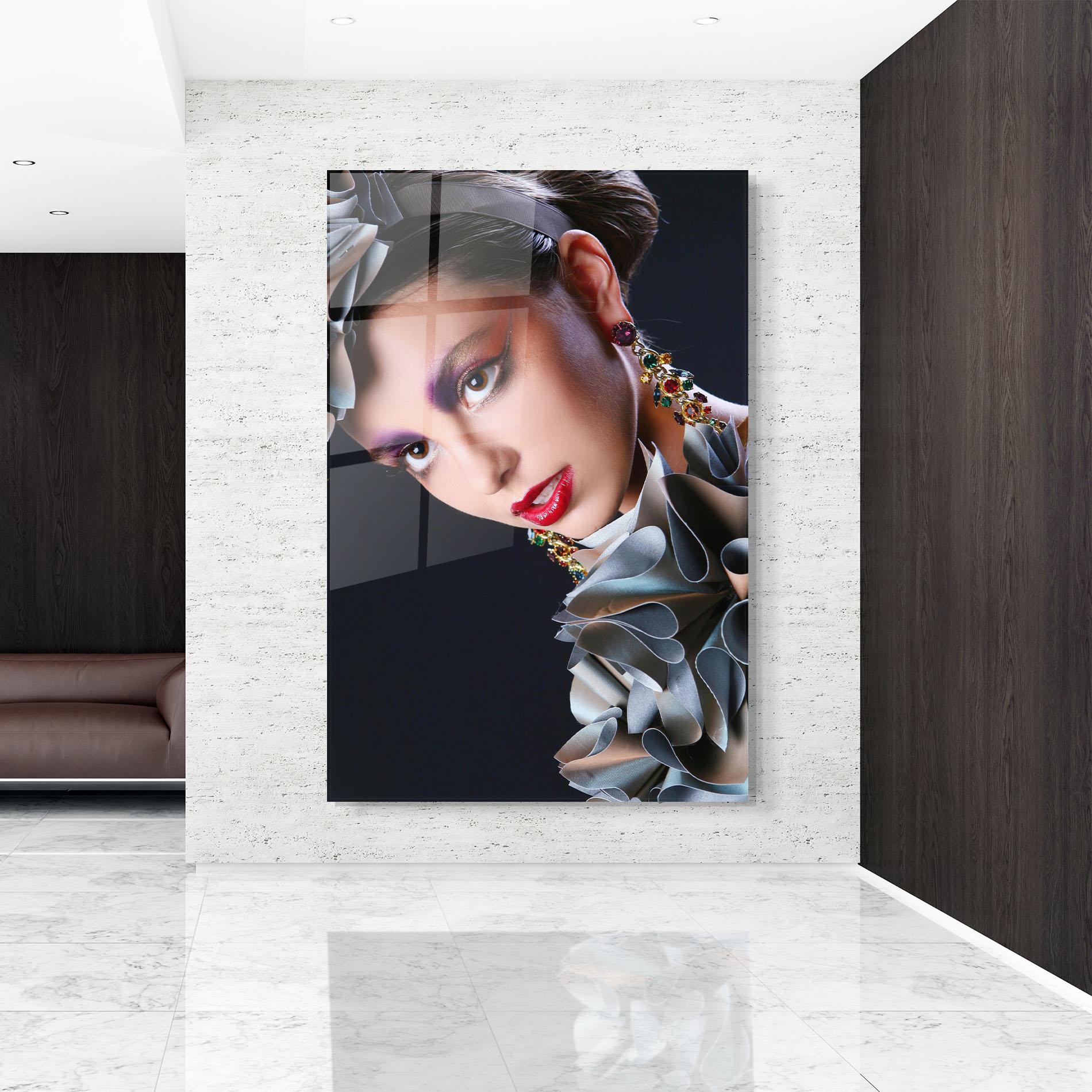 Üvegkép Big Eyes Makeup mockup 9