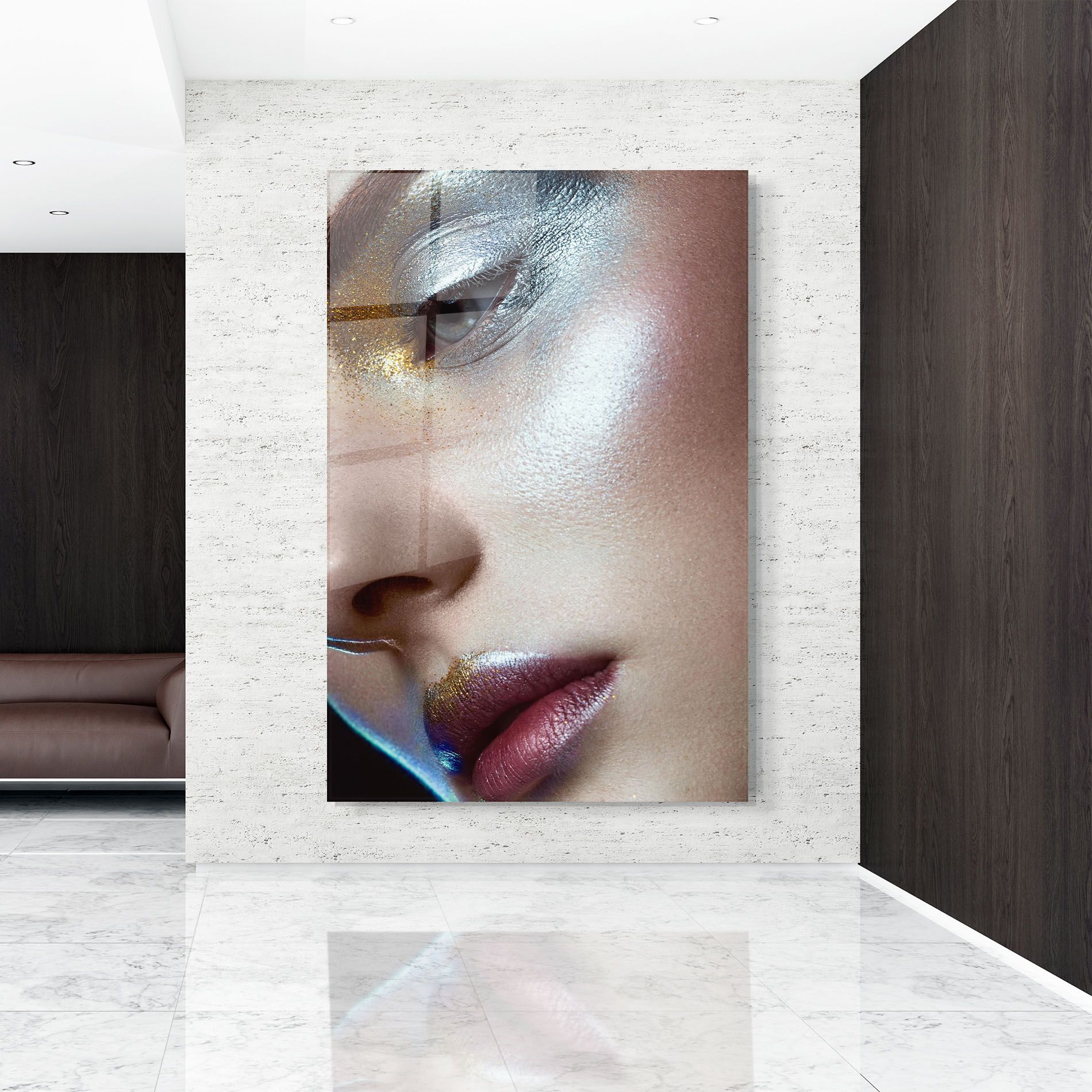 Golden Silver Makeup mockup 9