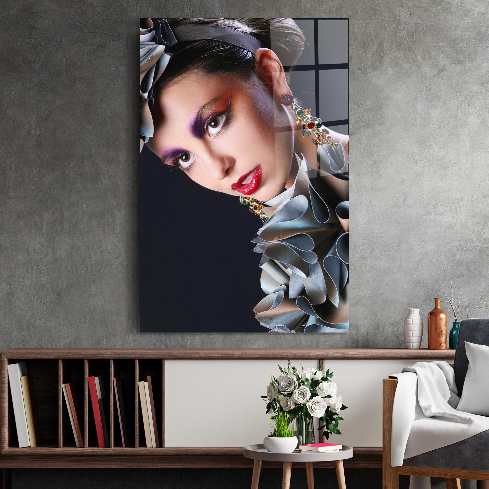 Üvegkép Big Eyes Makeup mockup 2