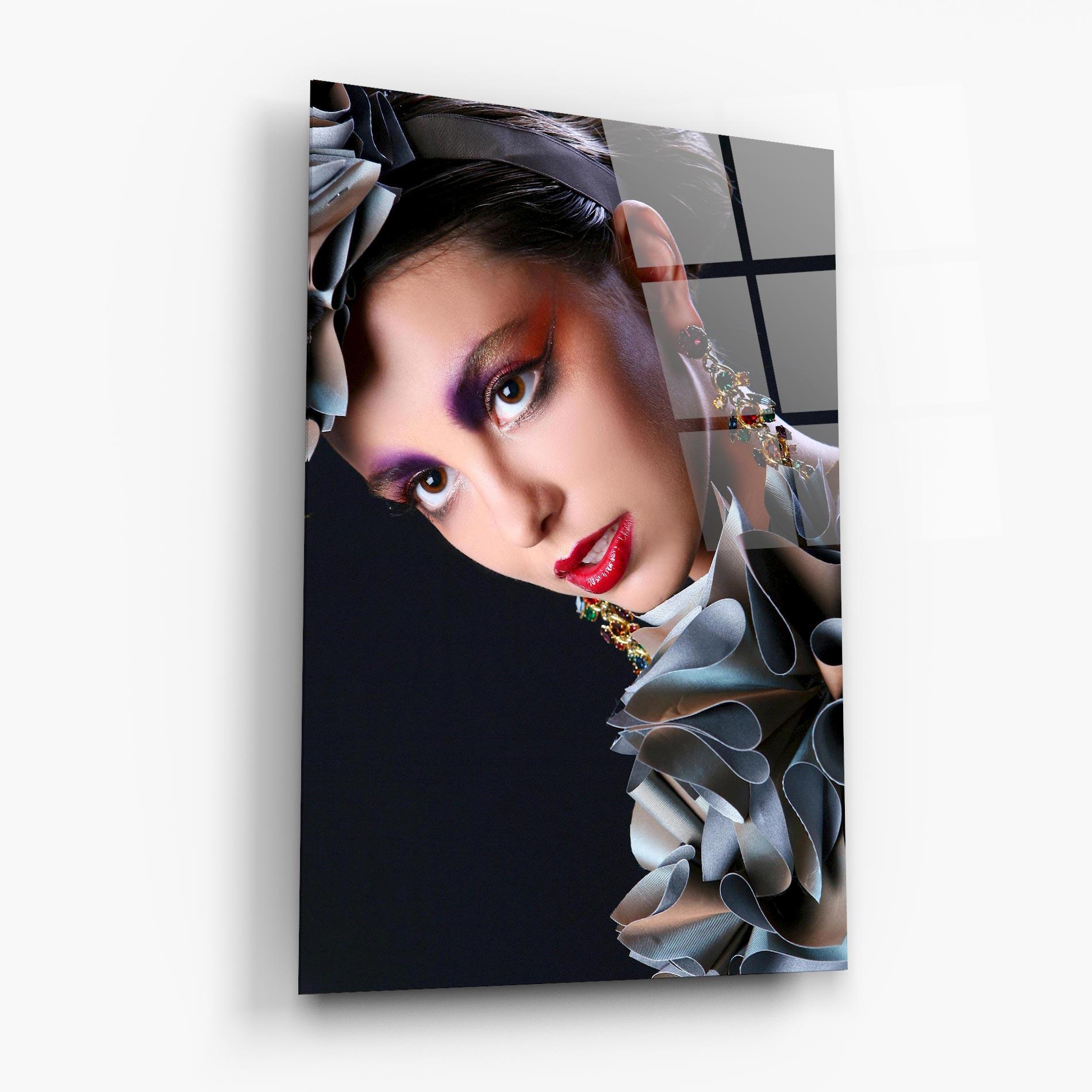 Üvegkép Big Eyes Makeup mockup 6