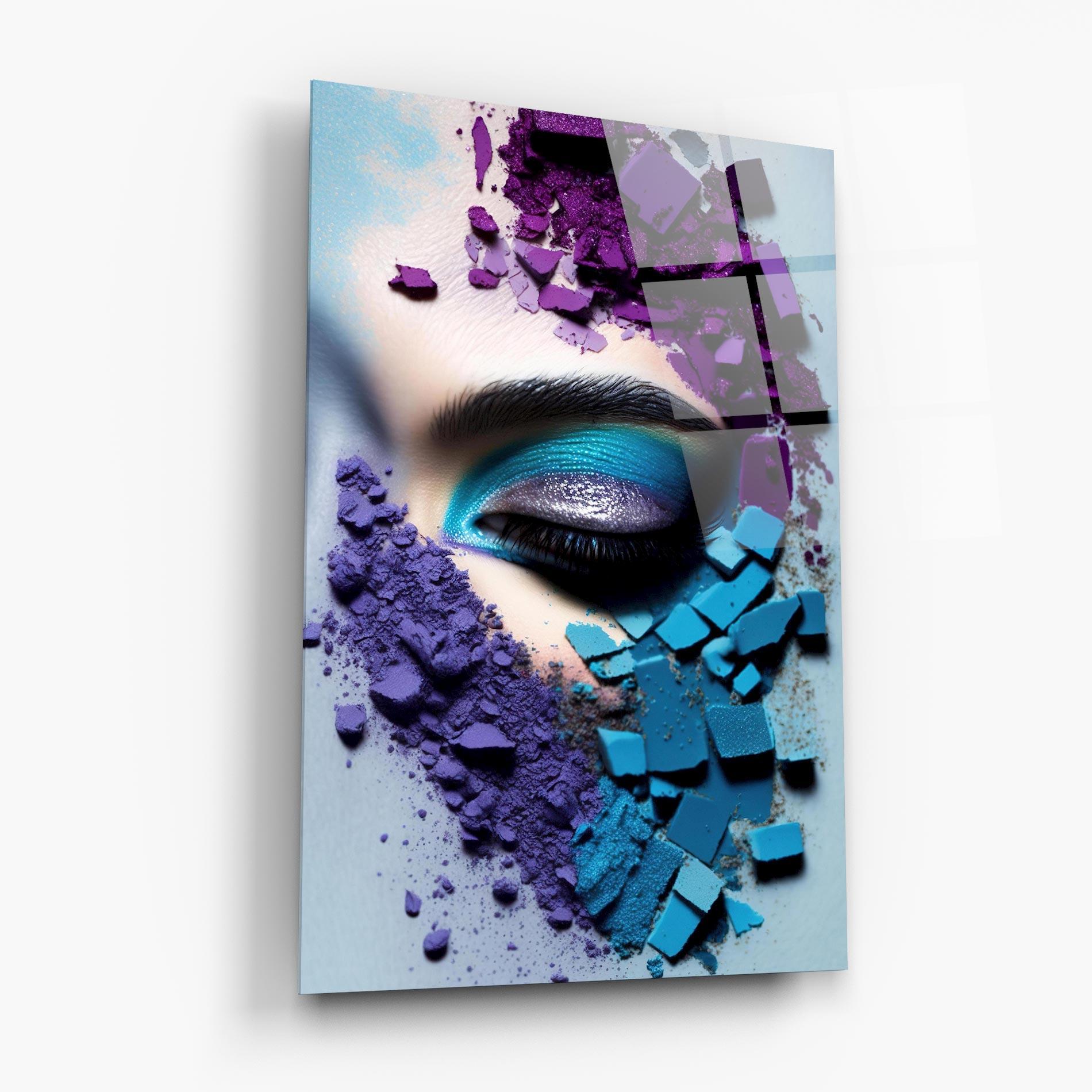 Üvegkép Crushed Neon Palette mockup 6