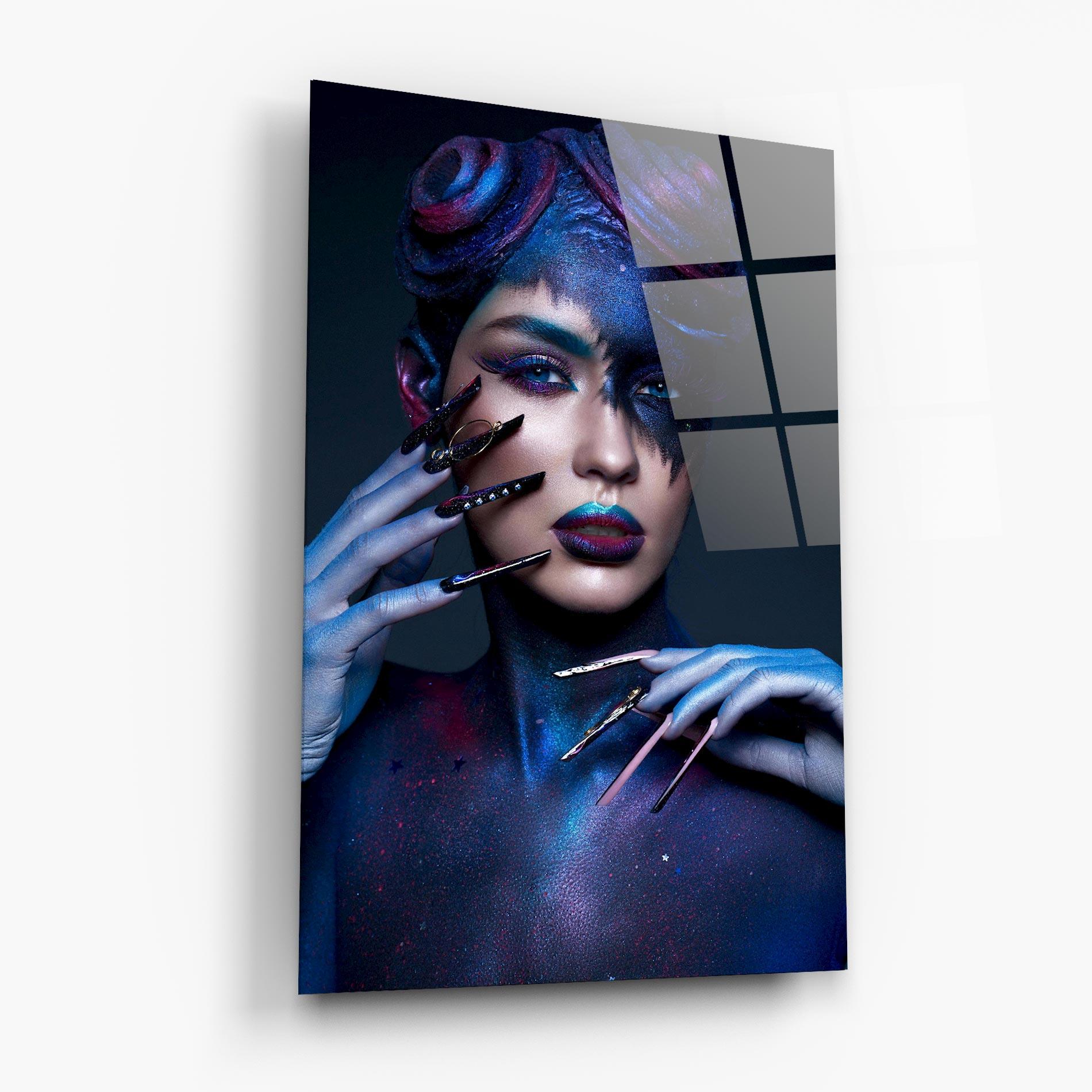 Üvegkép Galaxy Hair Girl mockup 6