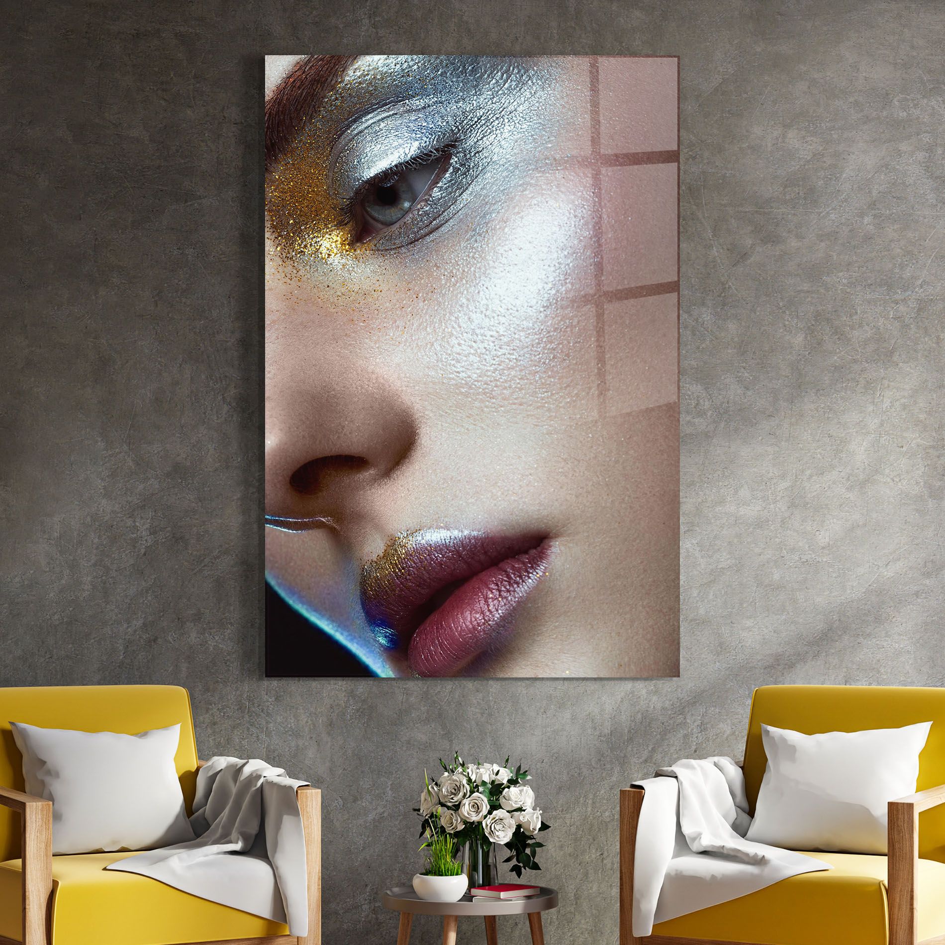 Golden Silver Makeup mockup 4