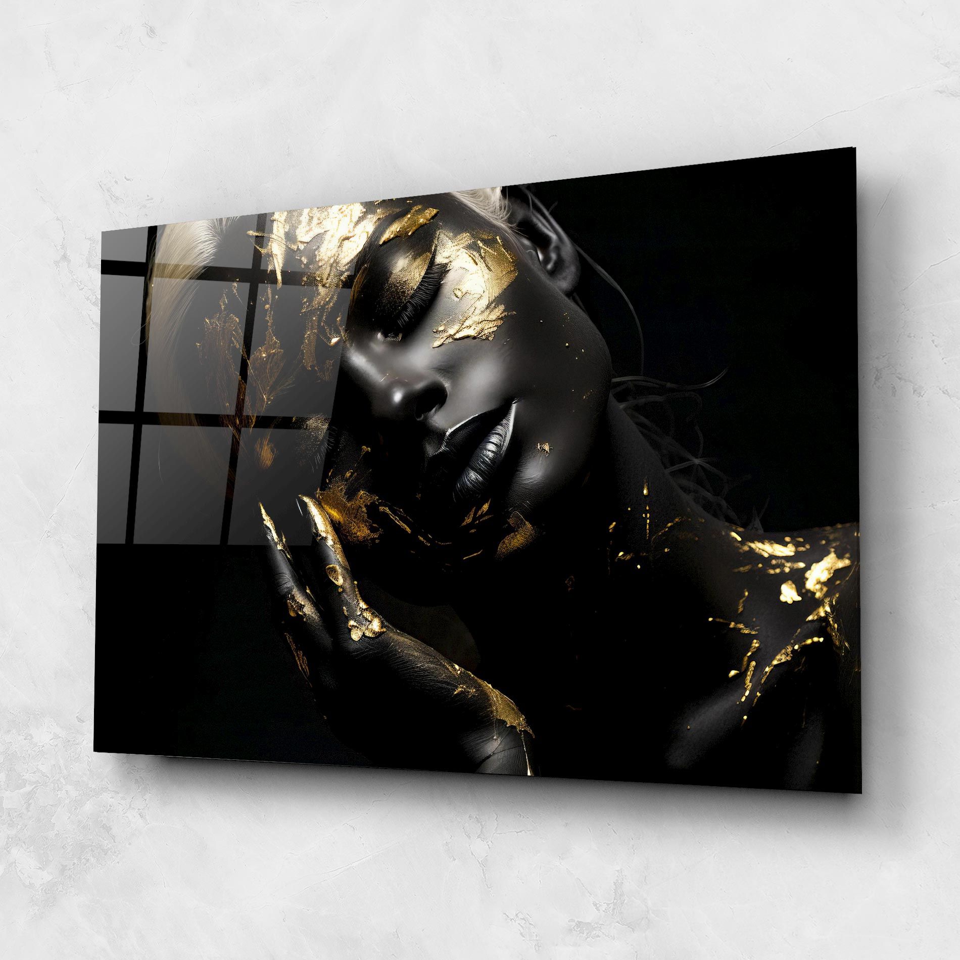 Gold Makeup On Black mockup 1