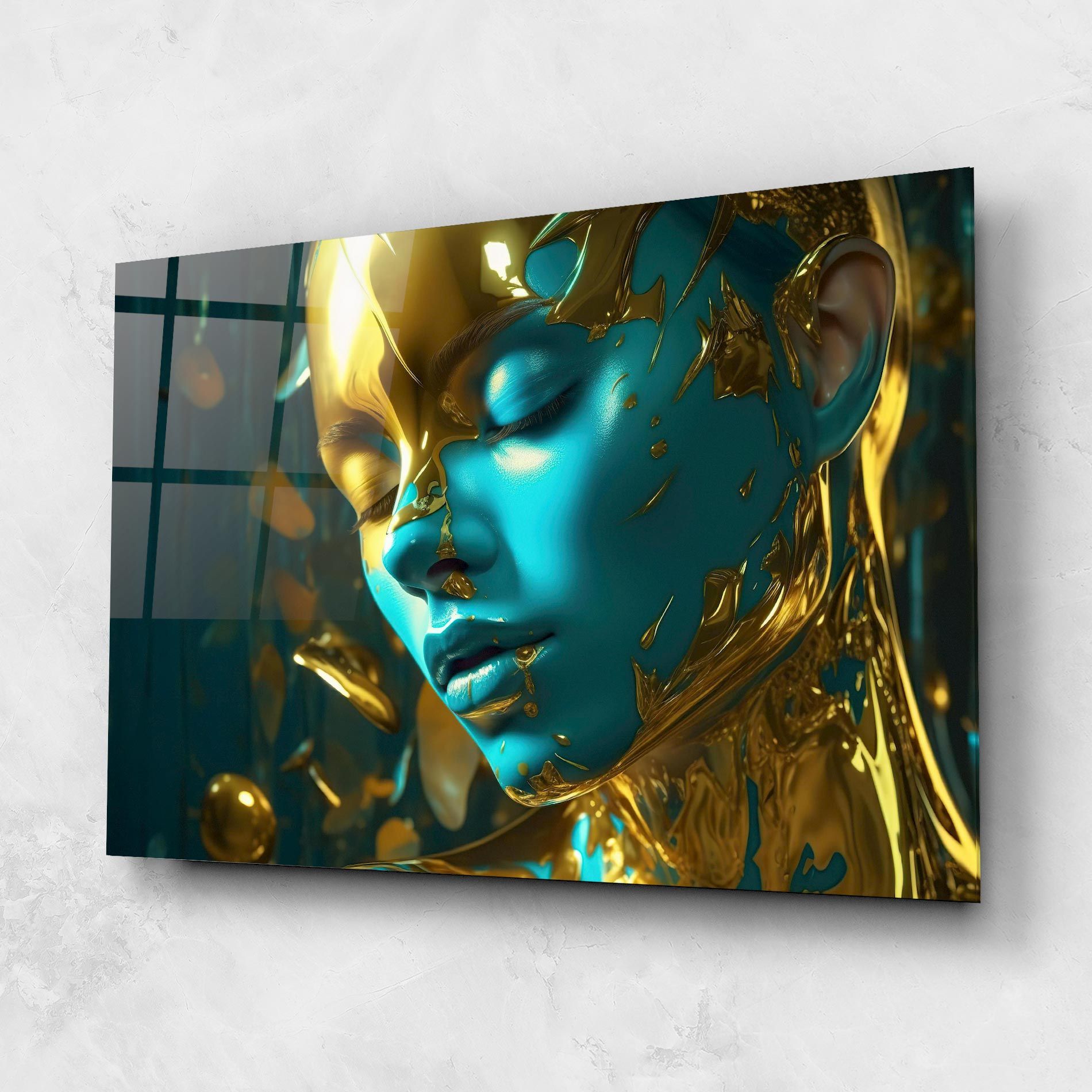 Golden Blue Makeup mockup 1