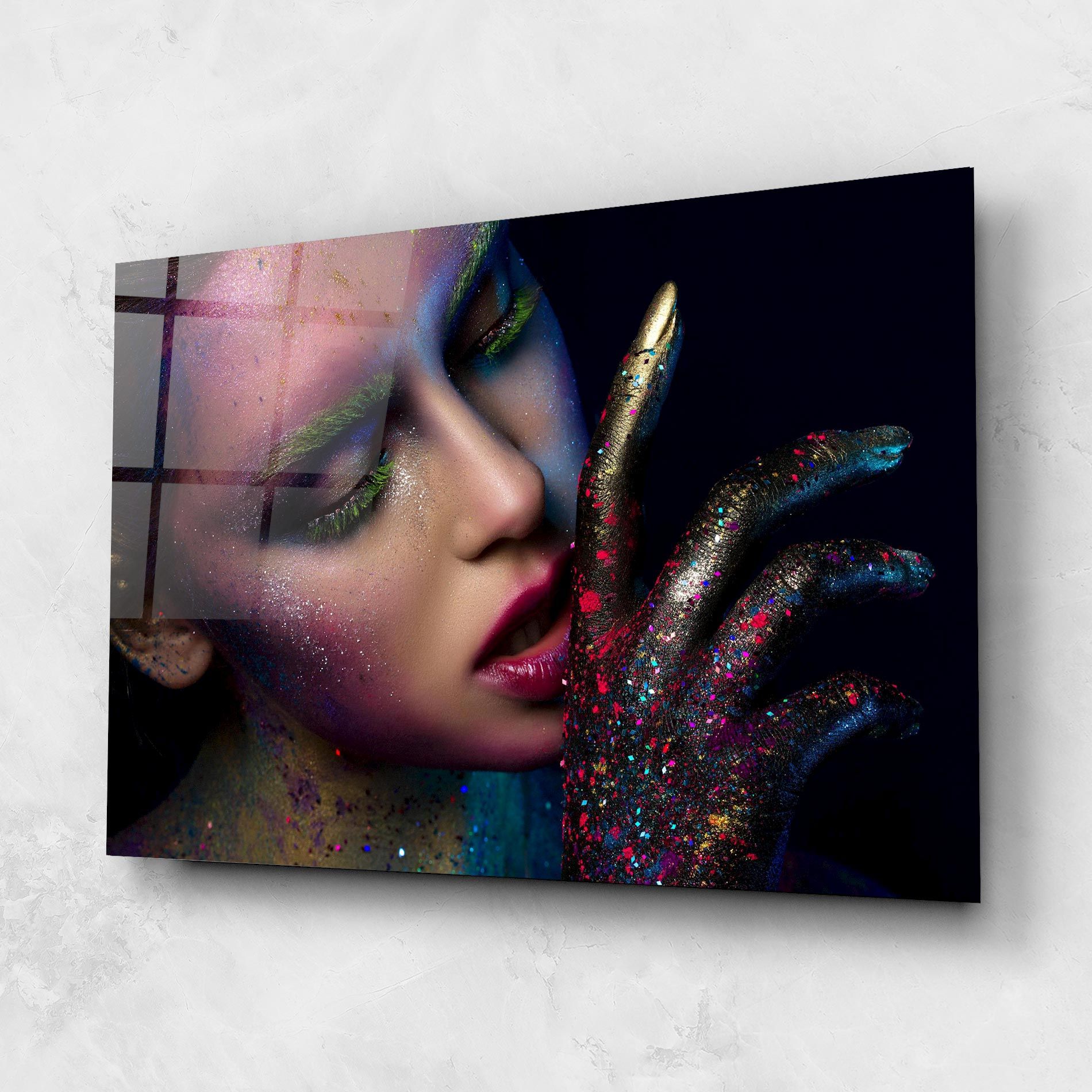 Green Eyelashes mockup 1