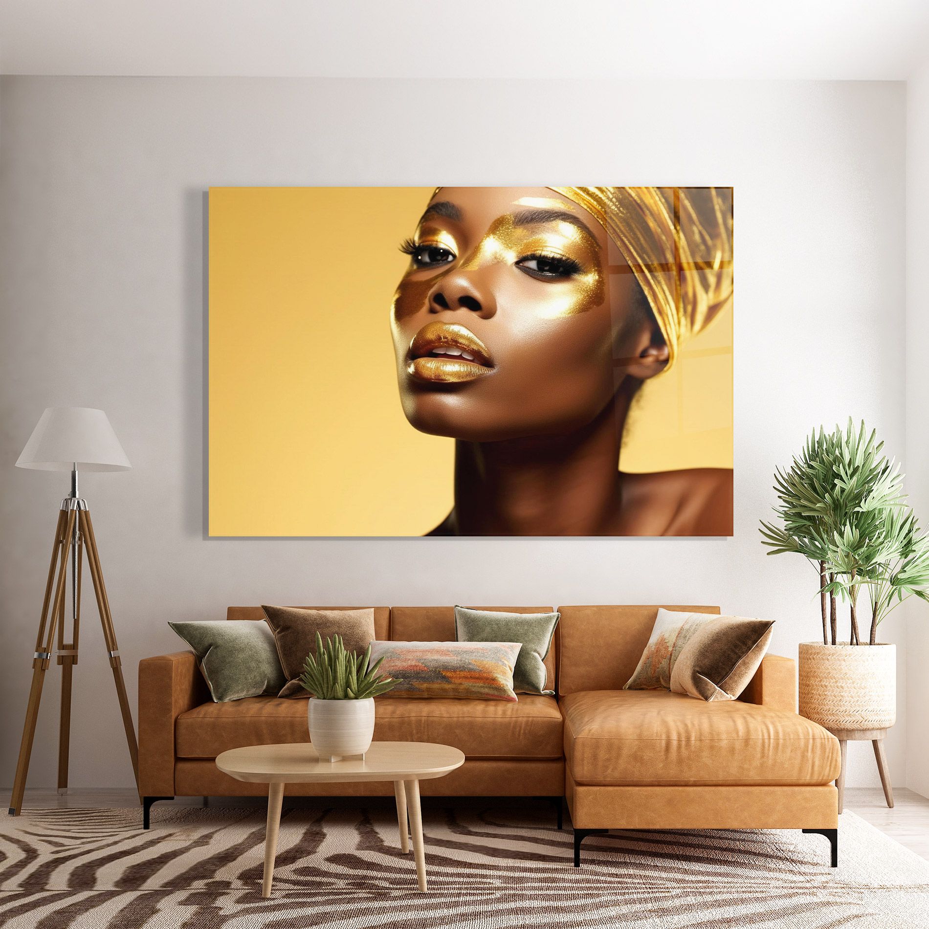 Gold Headdress mockup 7